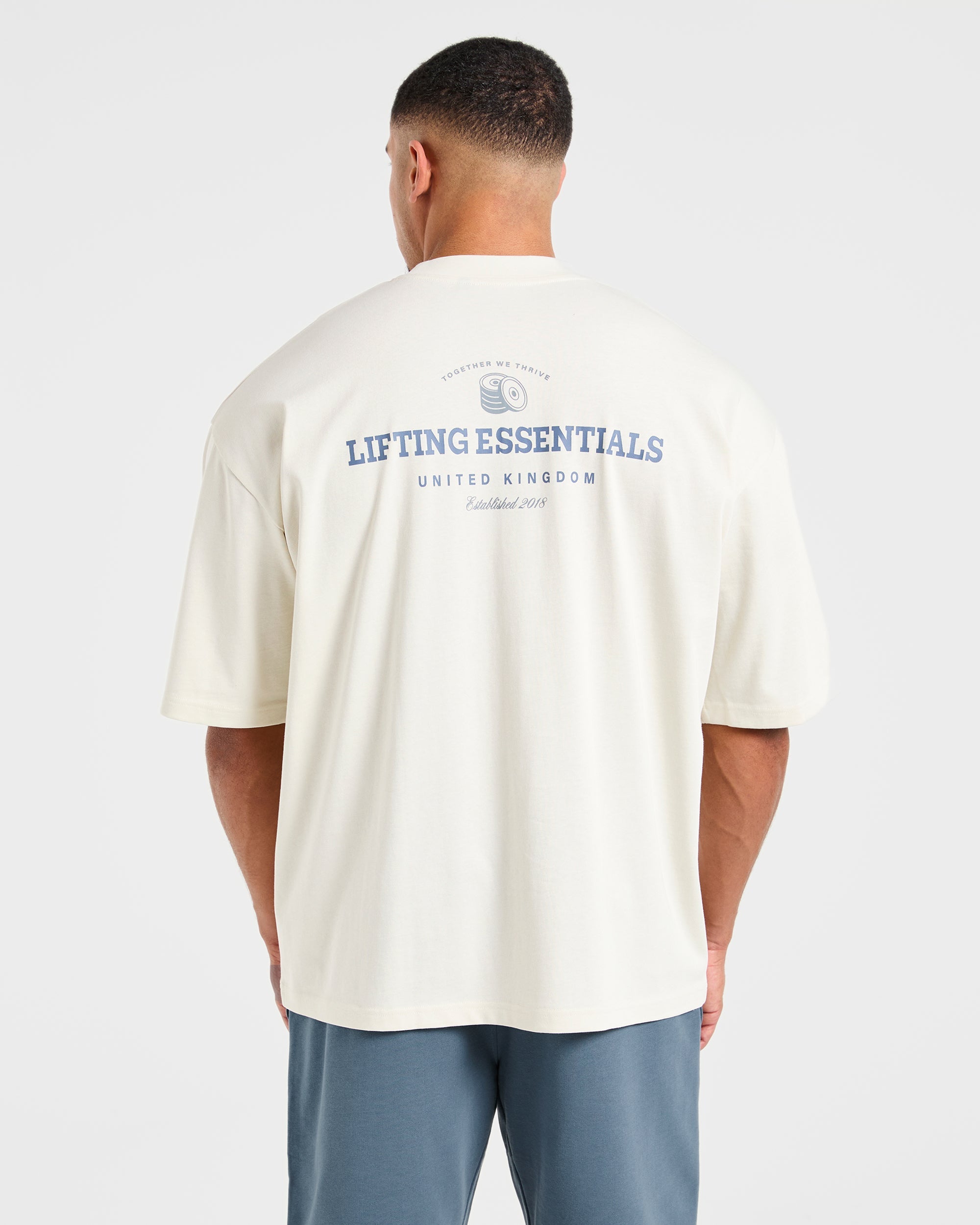 Apex Lifting Essentials Oversized T Shirt - Wit