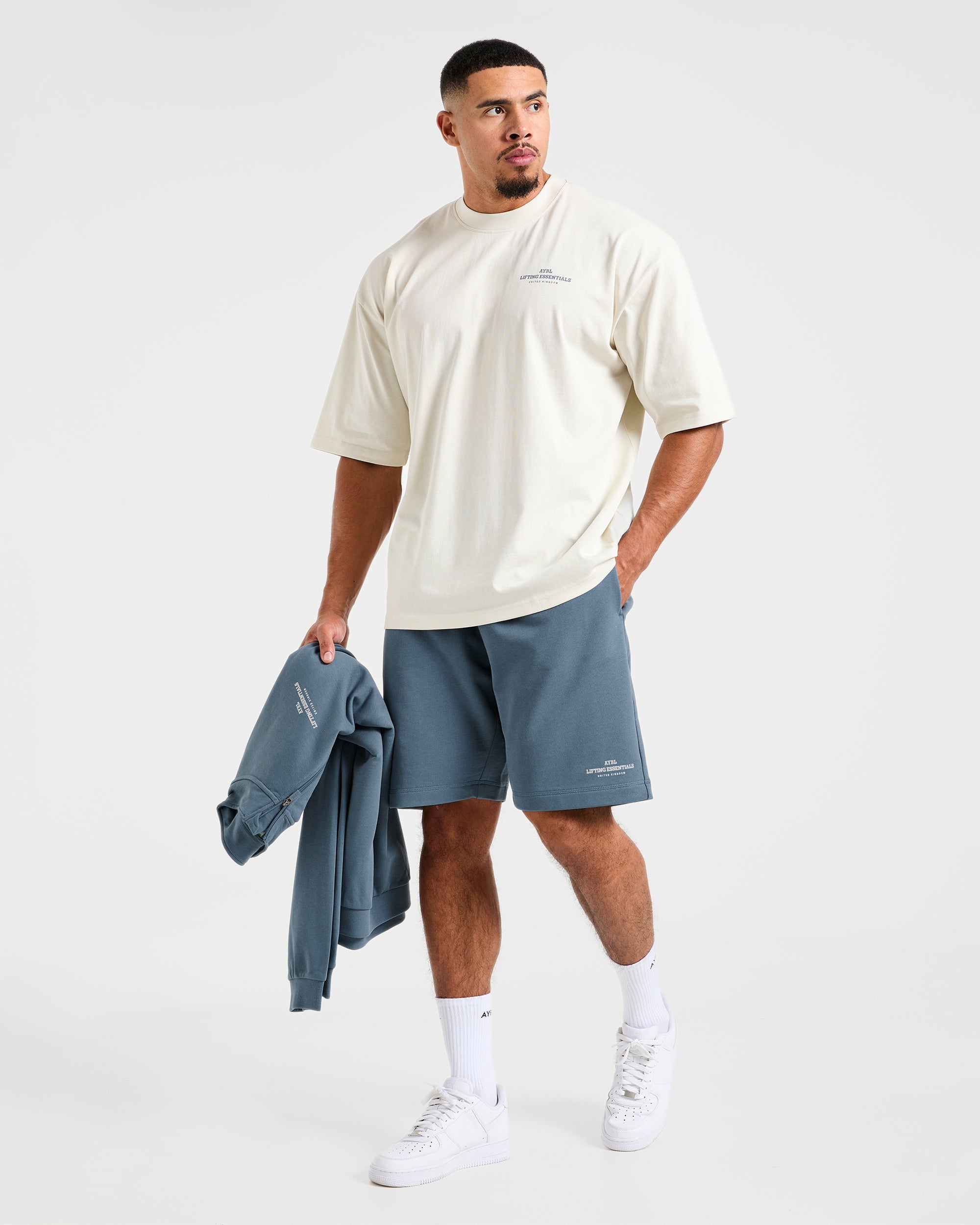 Apex Lifting Essentials Oversized T Shirt - Wit