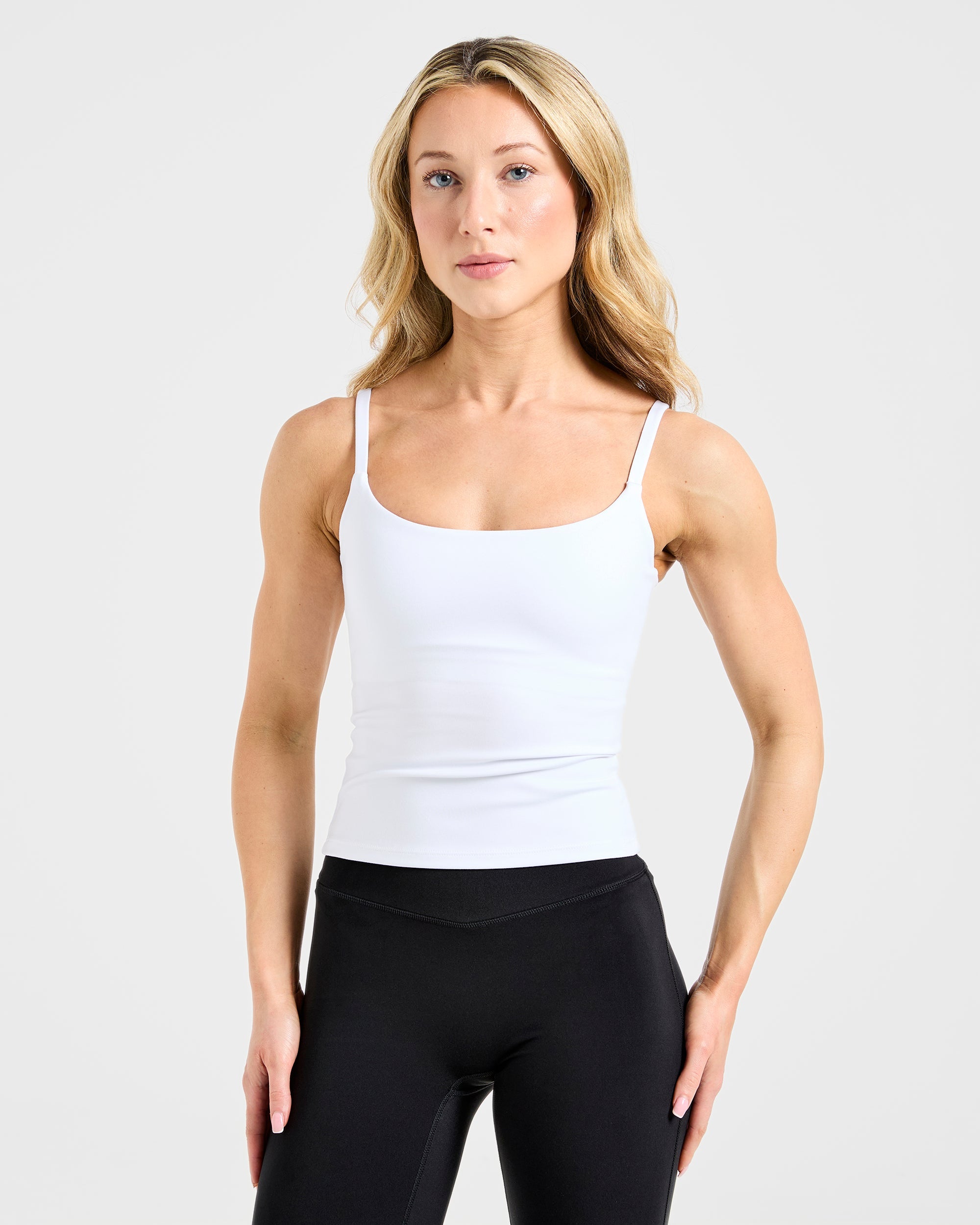 Essential Strappy Tank Top - Wit