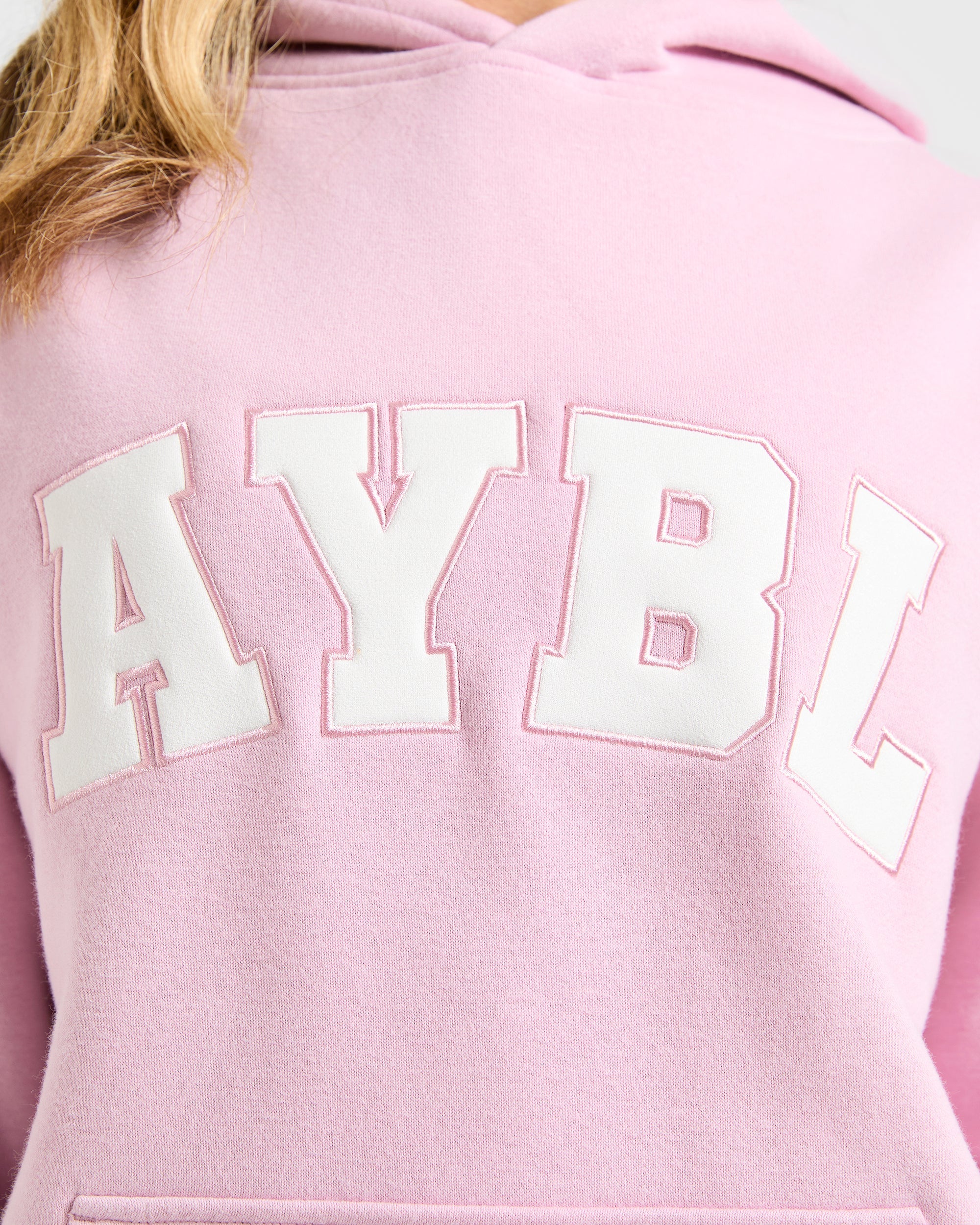 Varsity 2.0 Oversized Hoodie - Iced Roze
