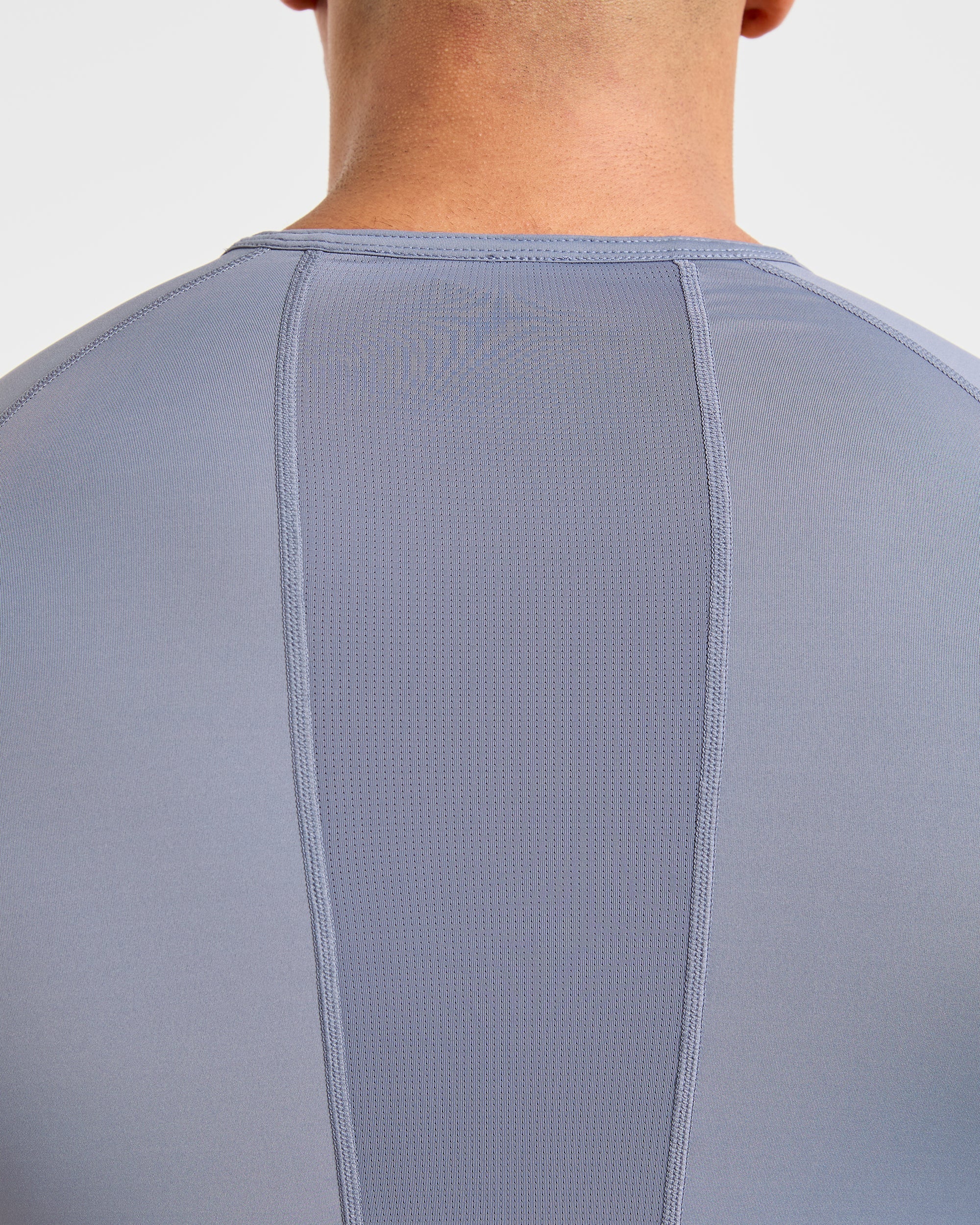 Compression Long Sleeve T Shirt - Slate Grijs