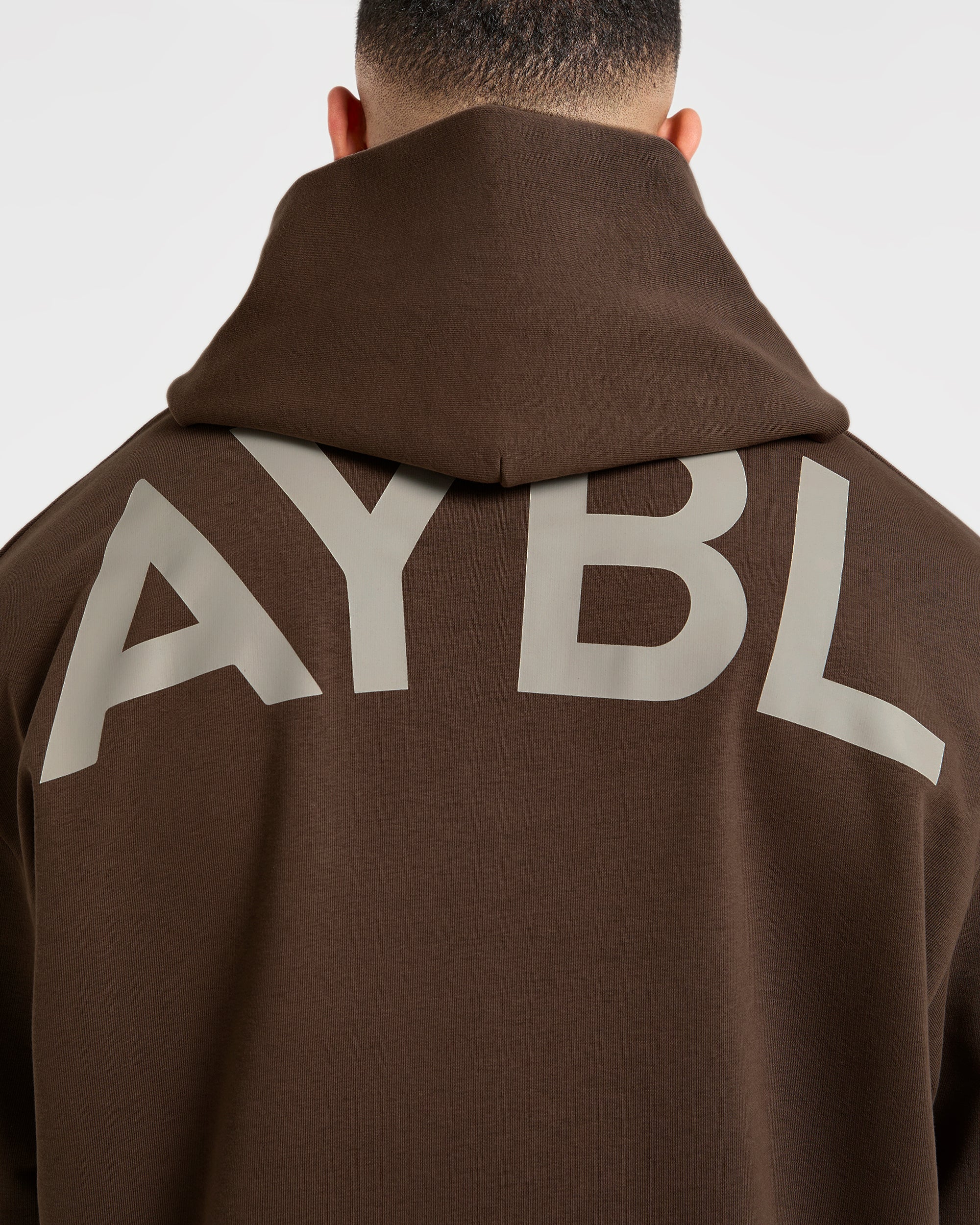 Essential Oversized Graphic Hoodie - Bruin