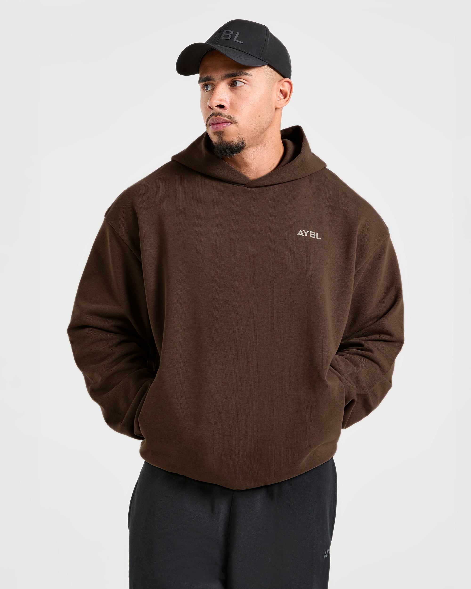 Essential Oversized Graphic Hoodie - Bruin