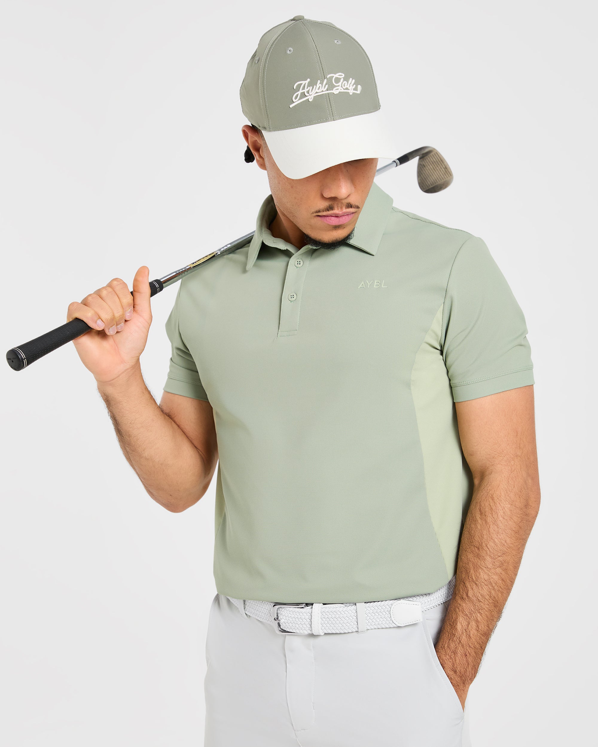 Edge Polo - Muted Olive Grün