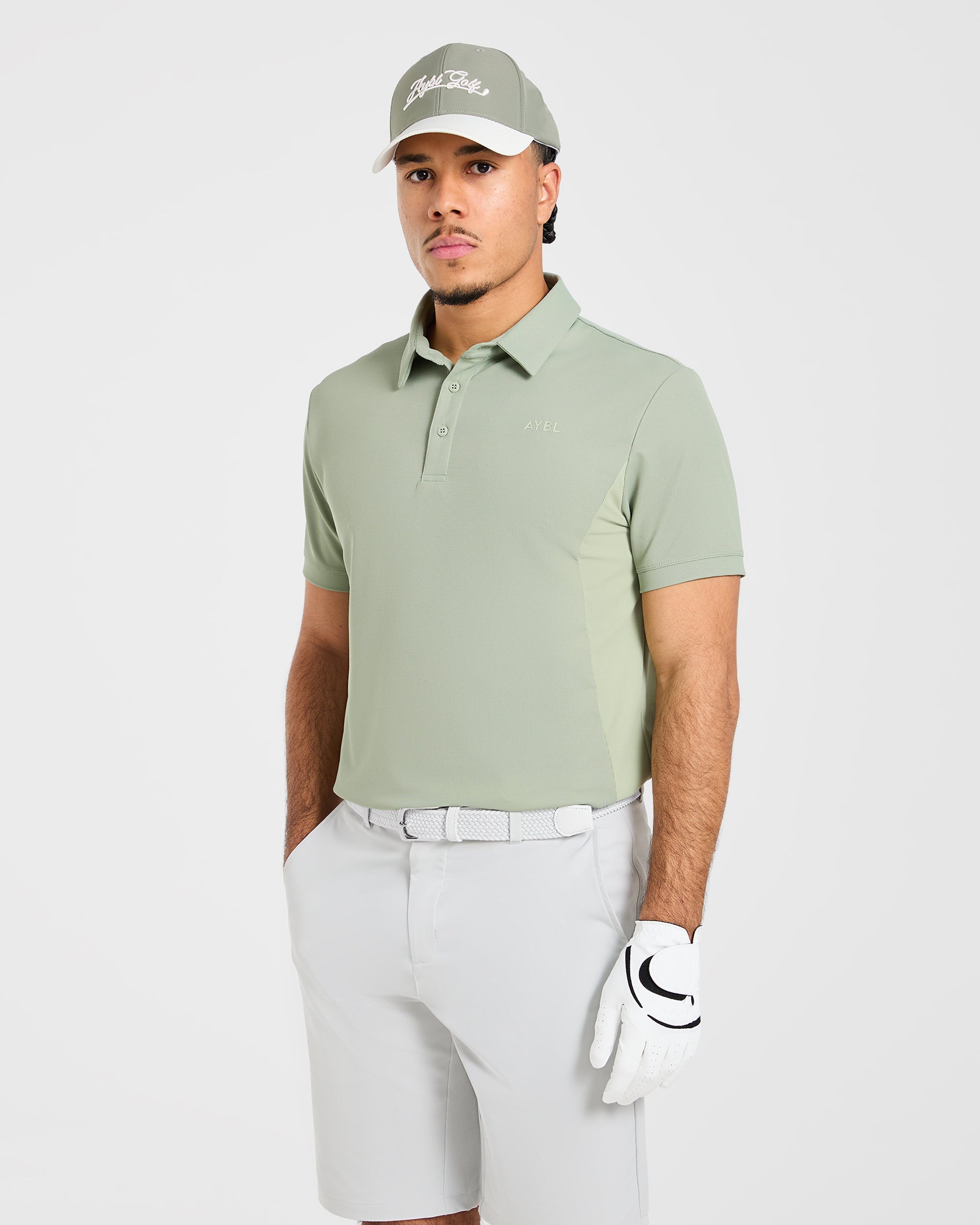 Edge Polo - Muted Olive Grün