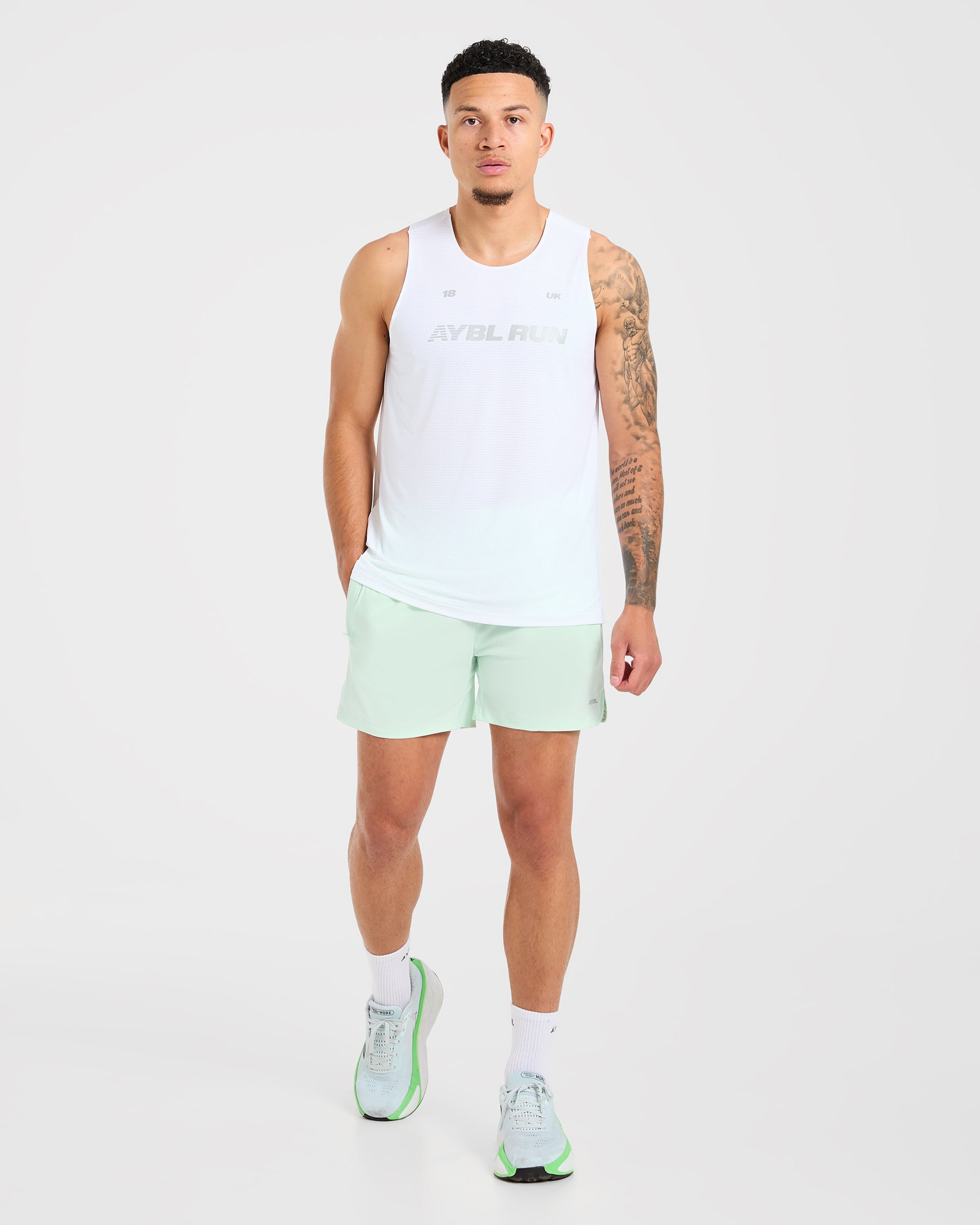 Run 5" Shorts - Cool Mint