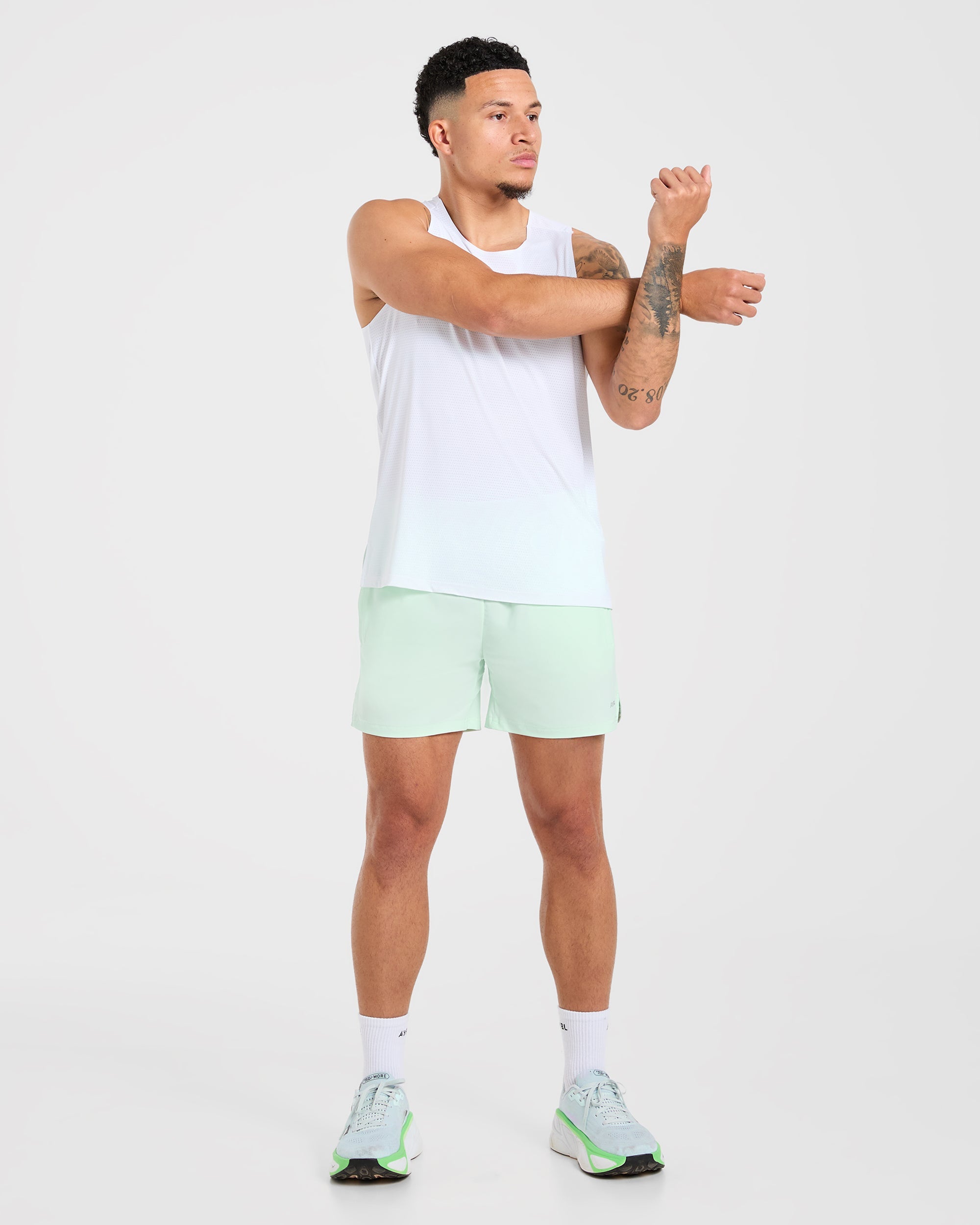 Run 5" Shorts - Cool Mint