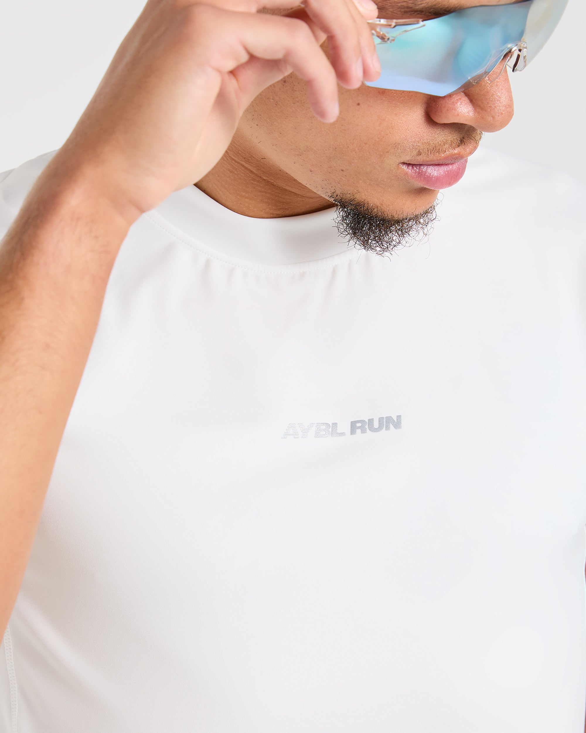 Run Slim Tank - Wit