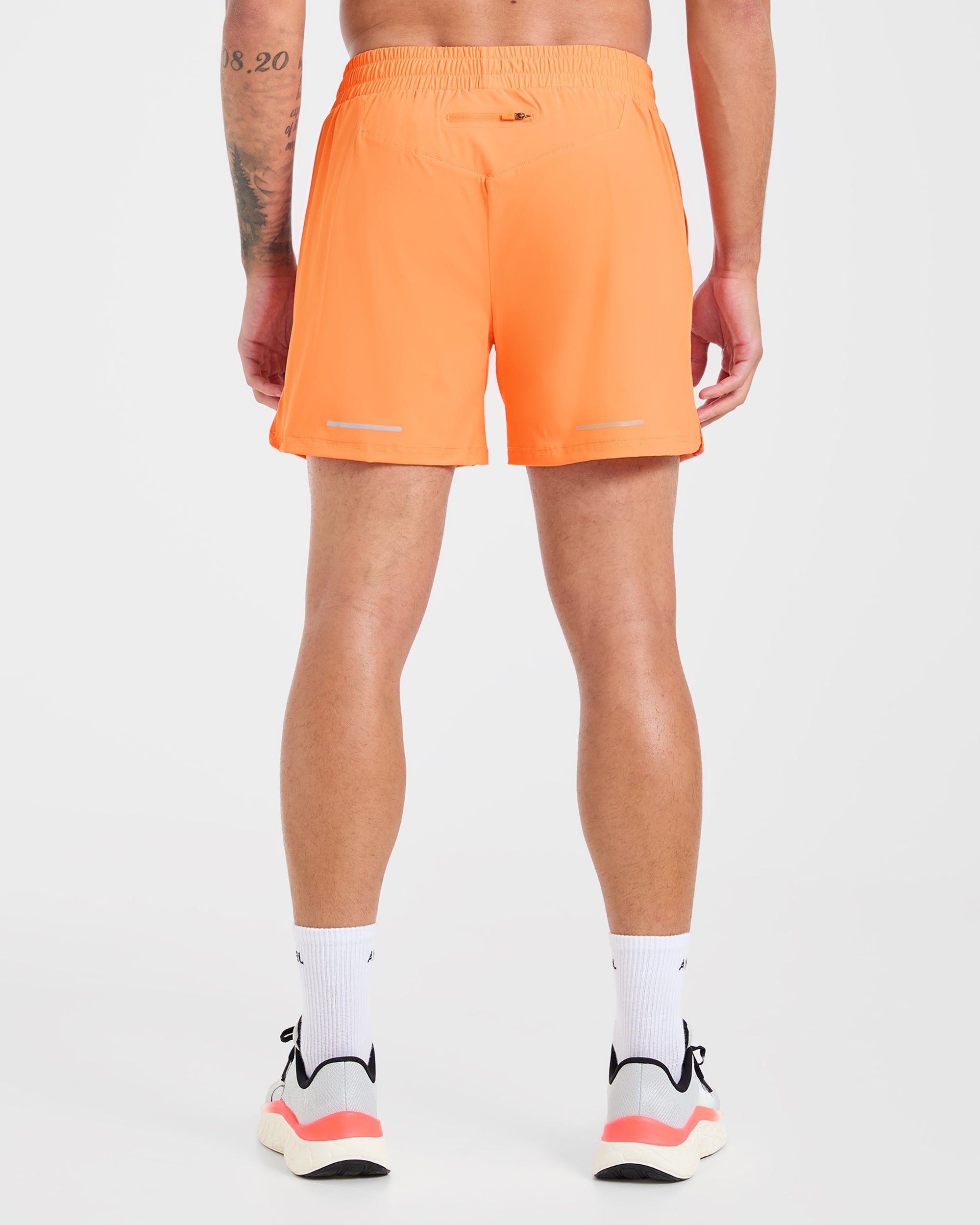 Run 5" Shorts - Bright Oranje
