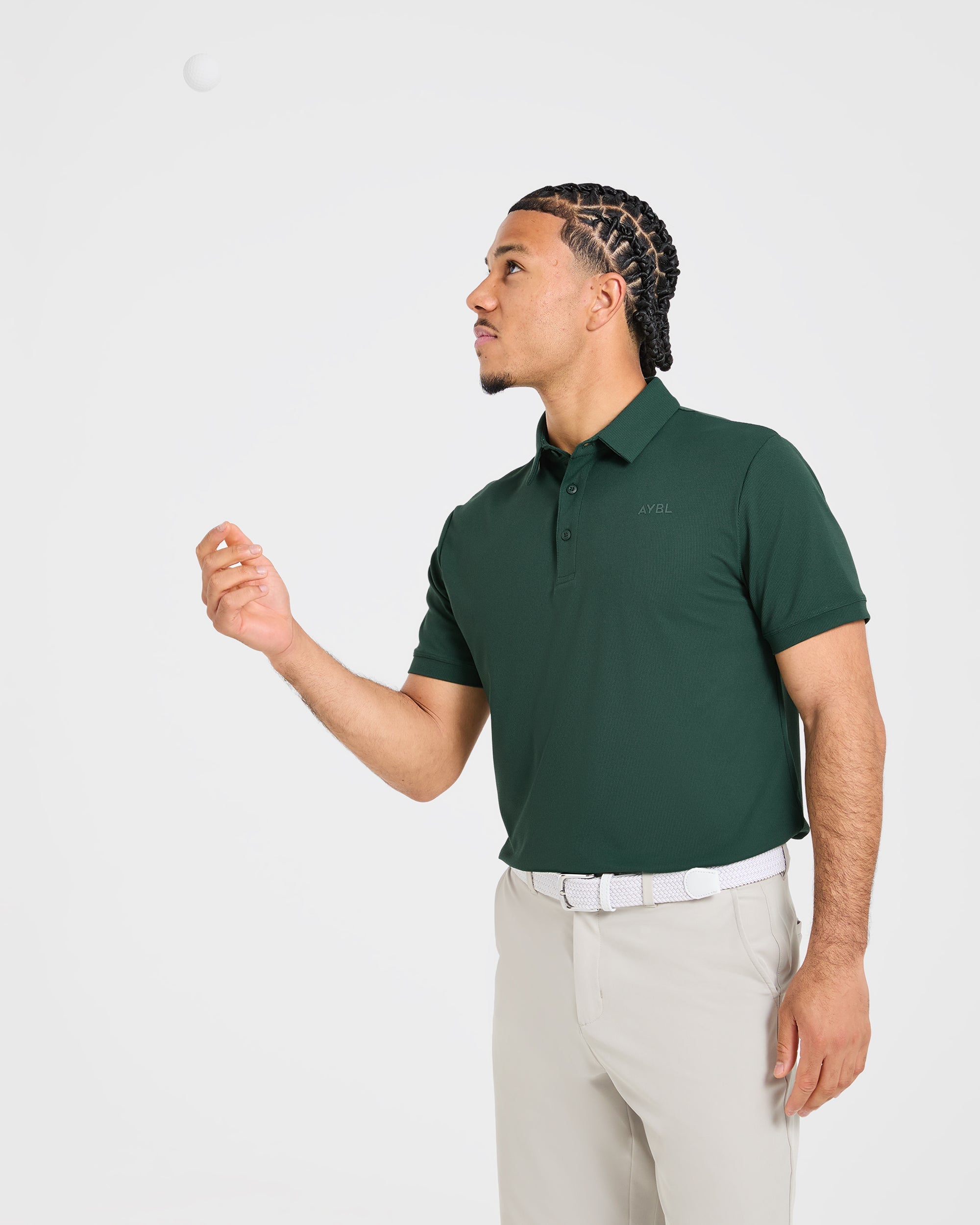 Precision Polo - Pine Groen