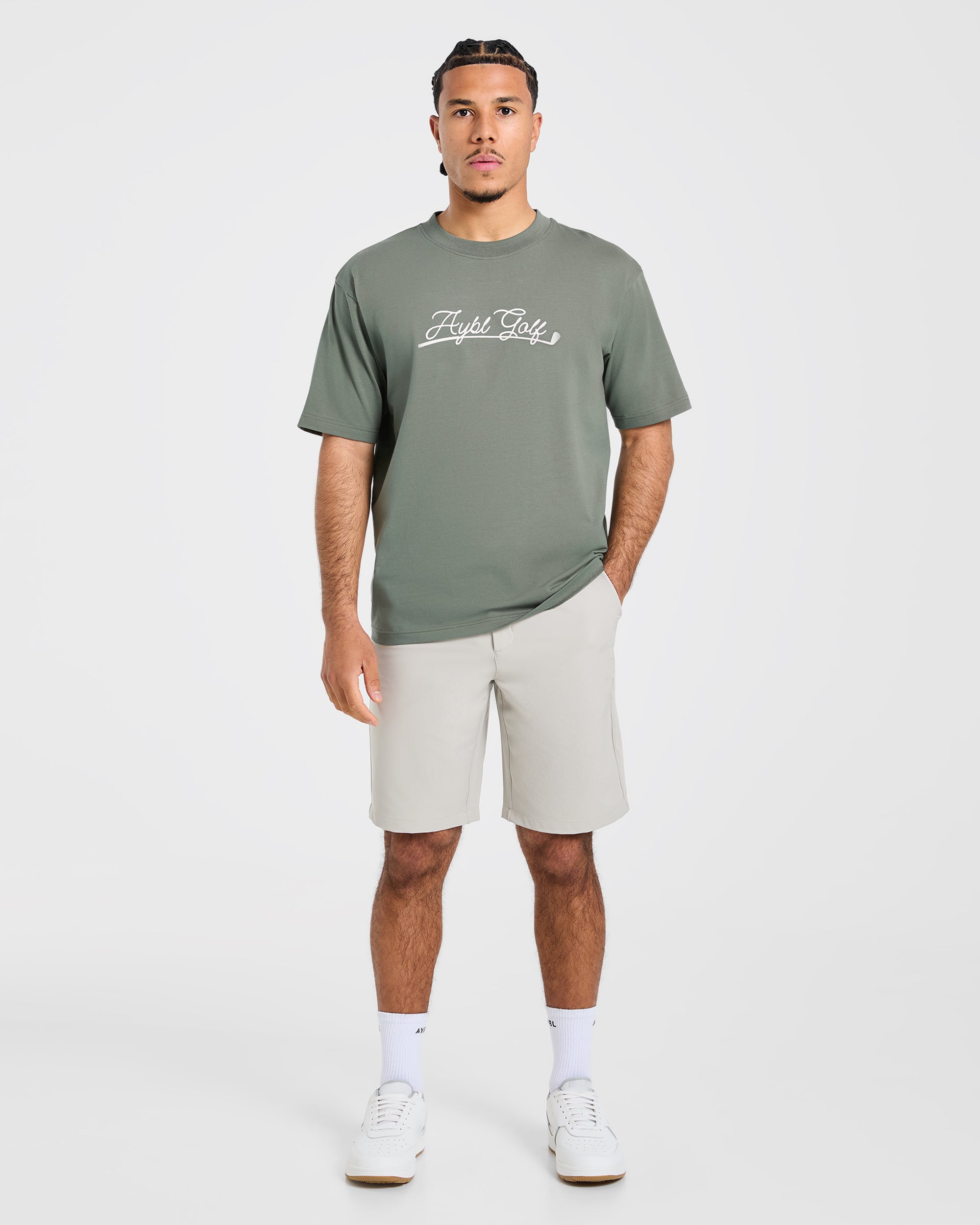 Golf Club T Shirt - Hillside Groen