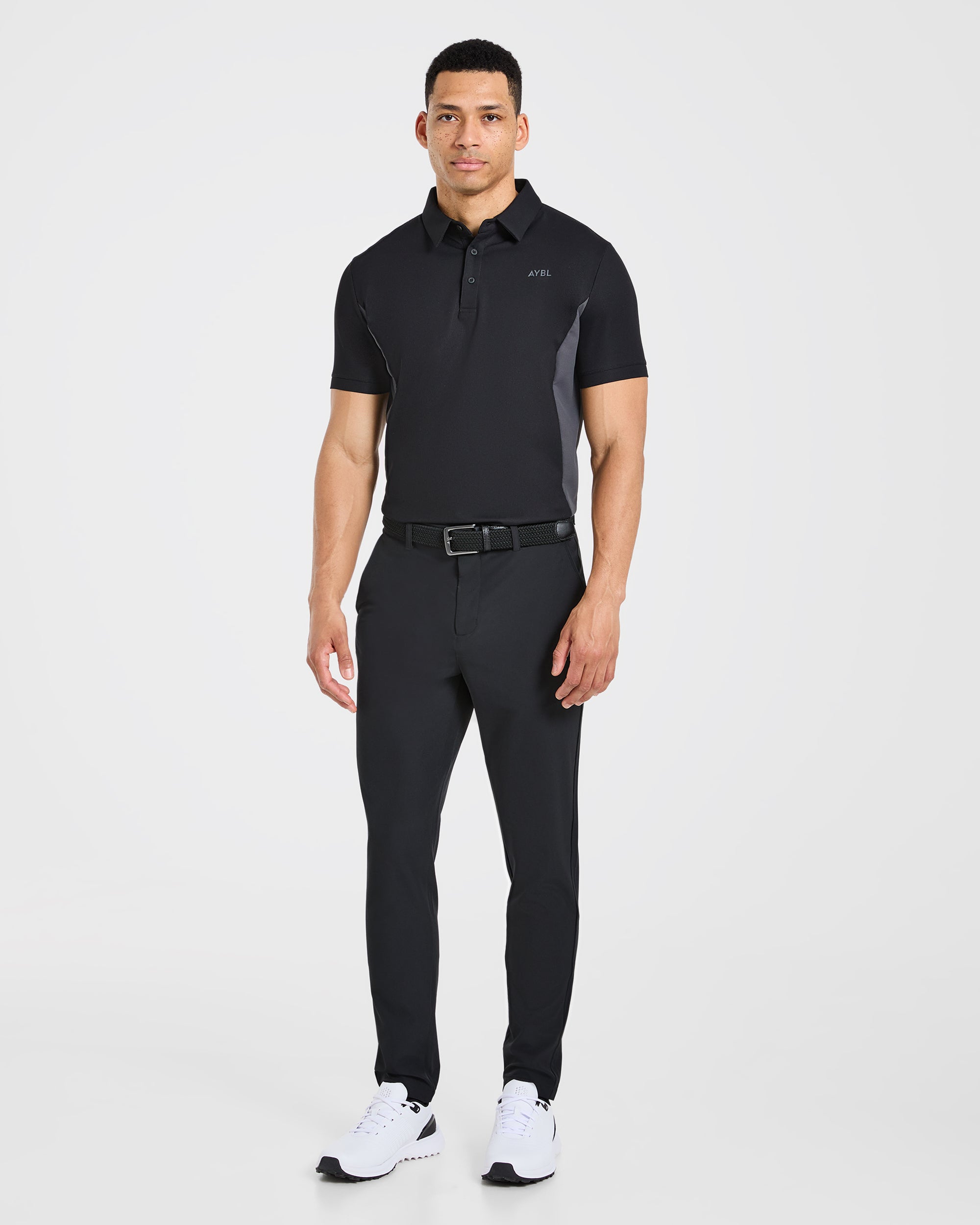 Edge Polo - Schwarz/Charcoal