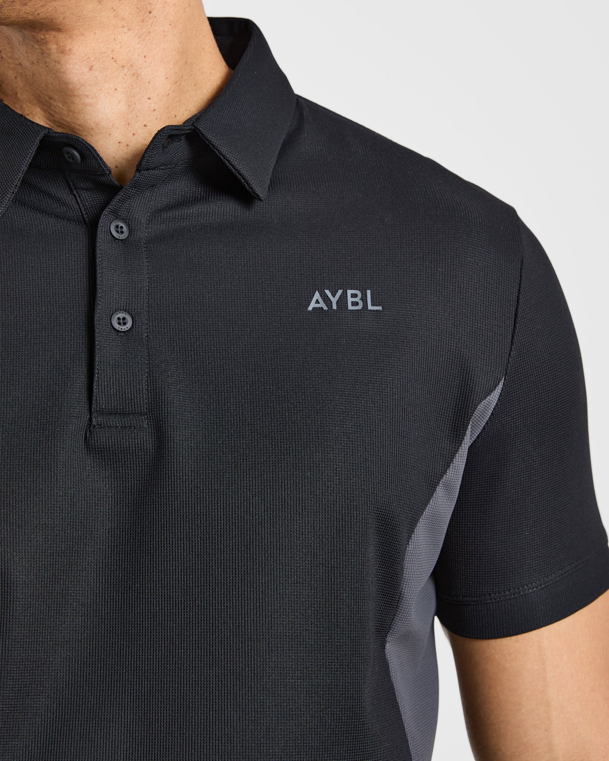 Edge Polo - Schwarz/Charcoal
