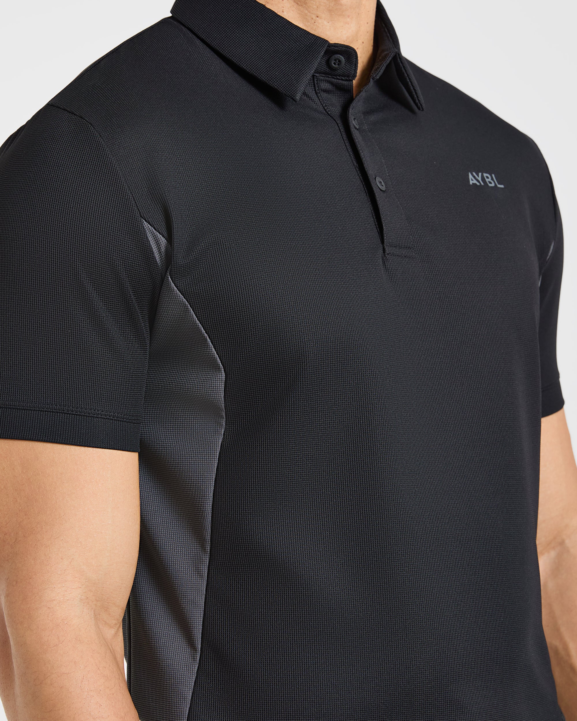 Edge Polo - Schwarz/Charcoal