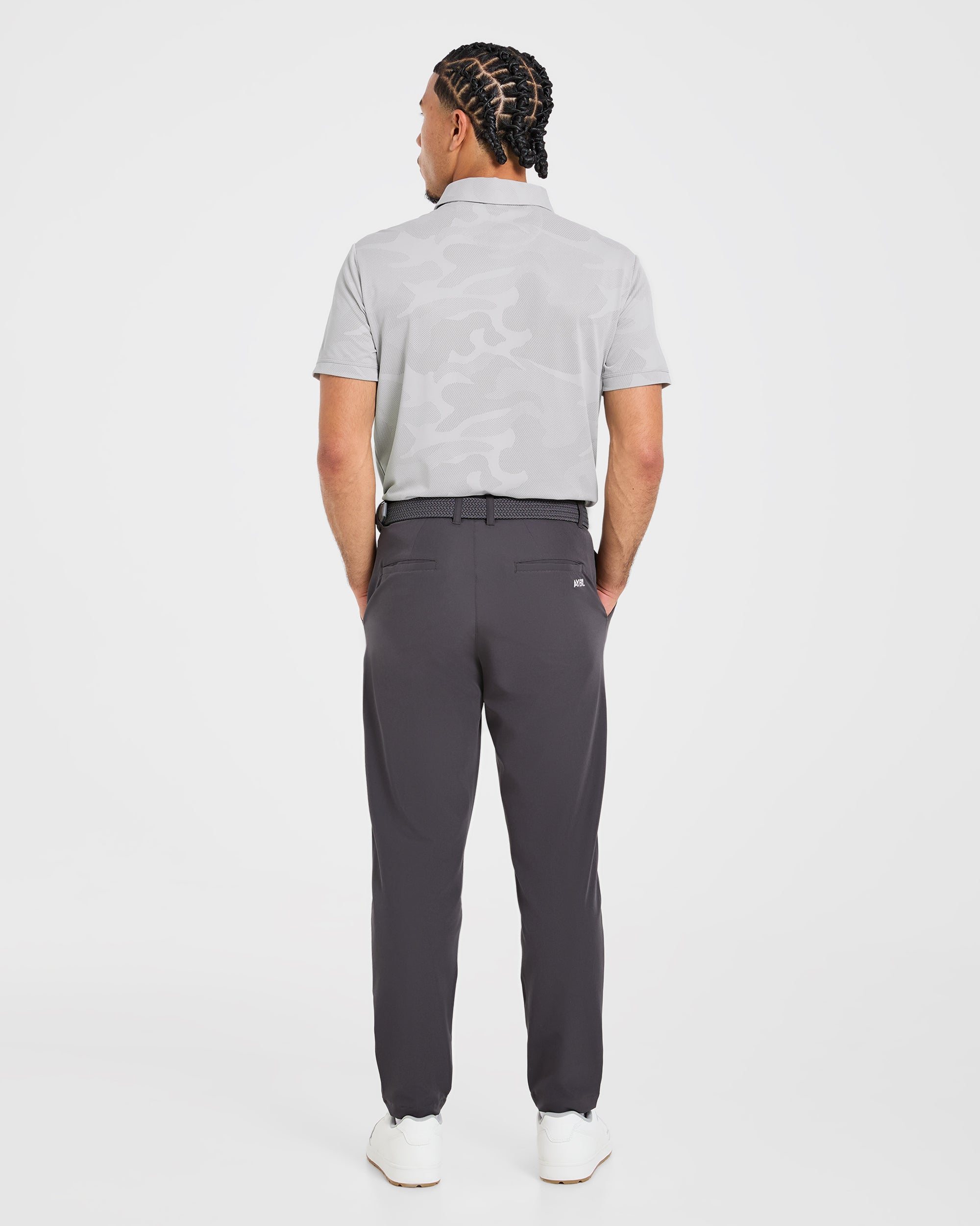 Camo Polo - Ice Grau