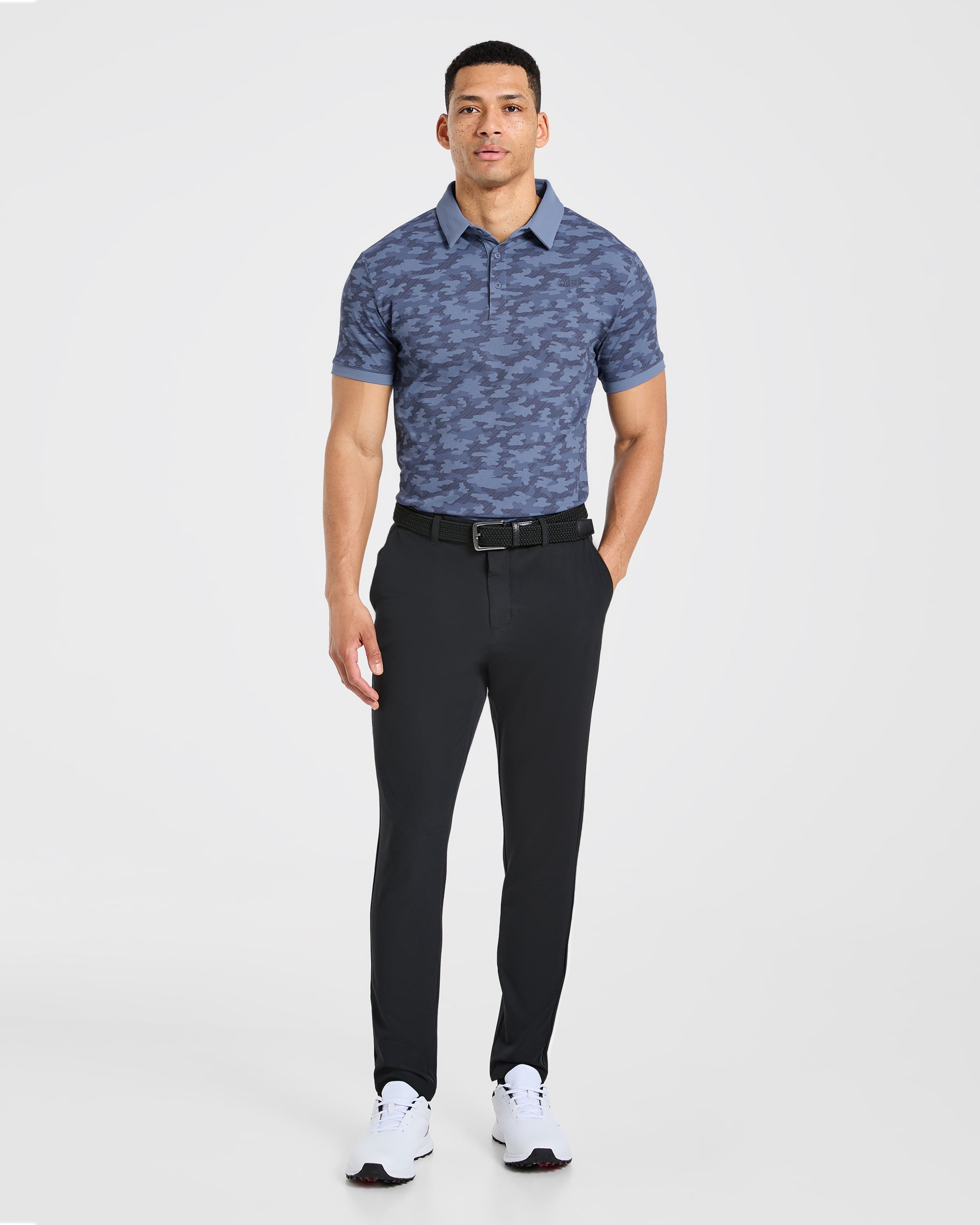 Precision Camo Polo - Blauw