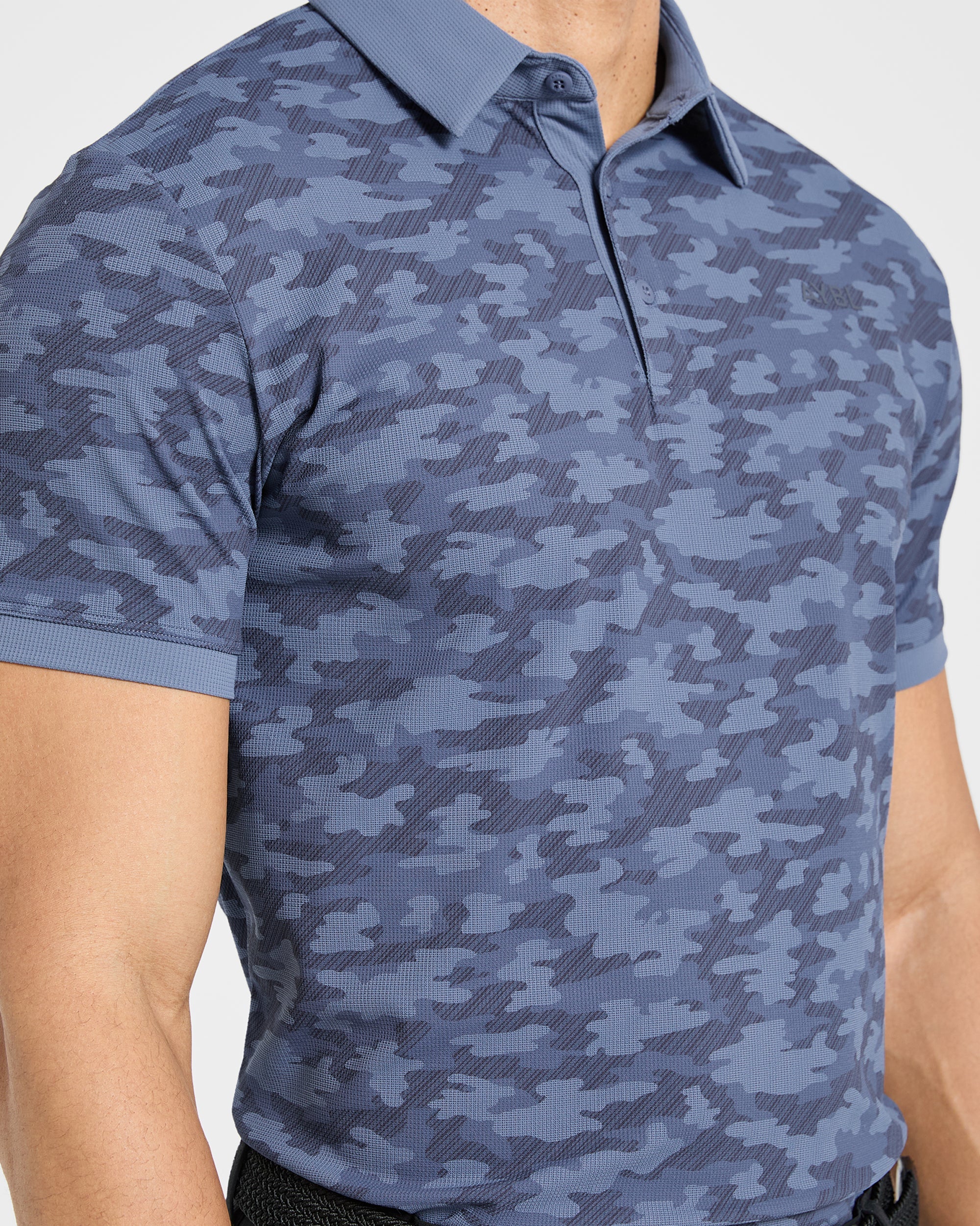 Precision Camo Polo - Blauw
