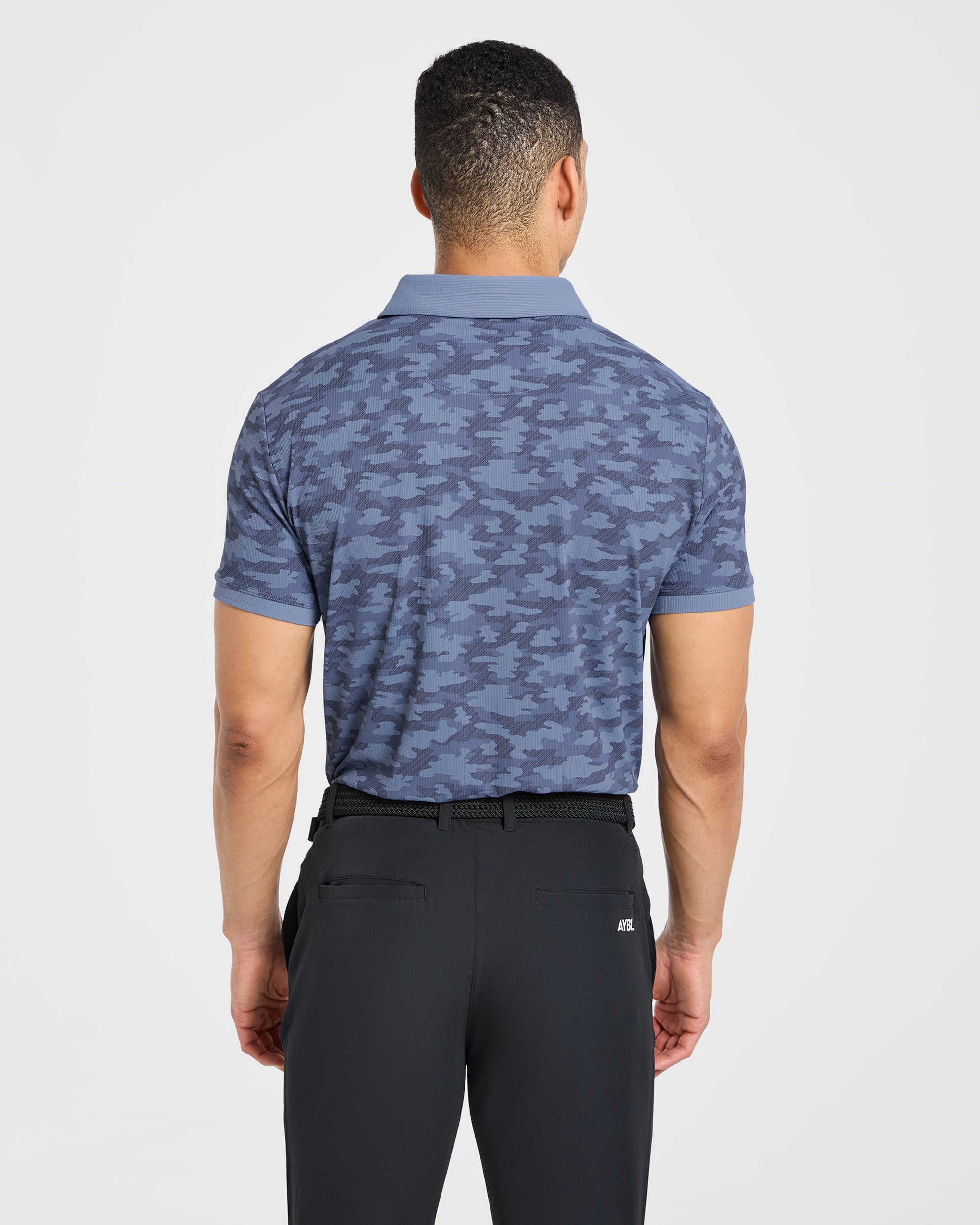 Precision Camo Polo - Blauw