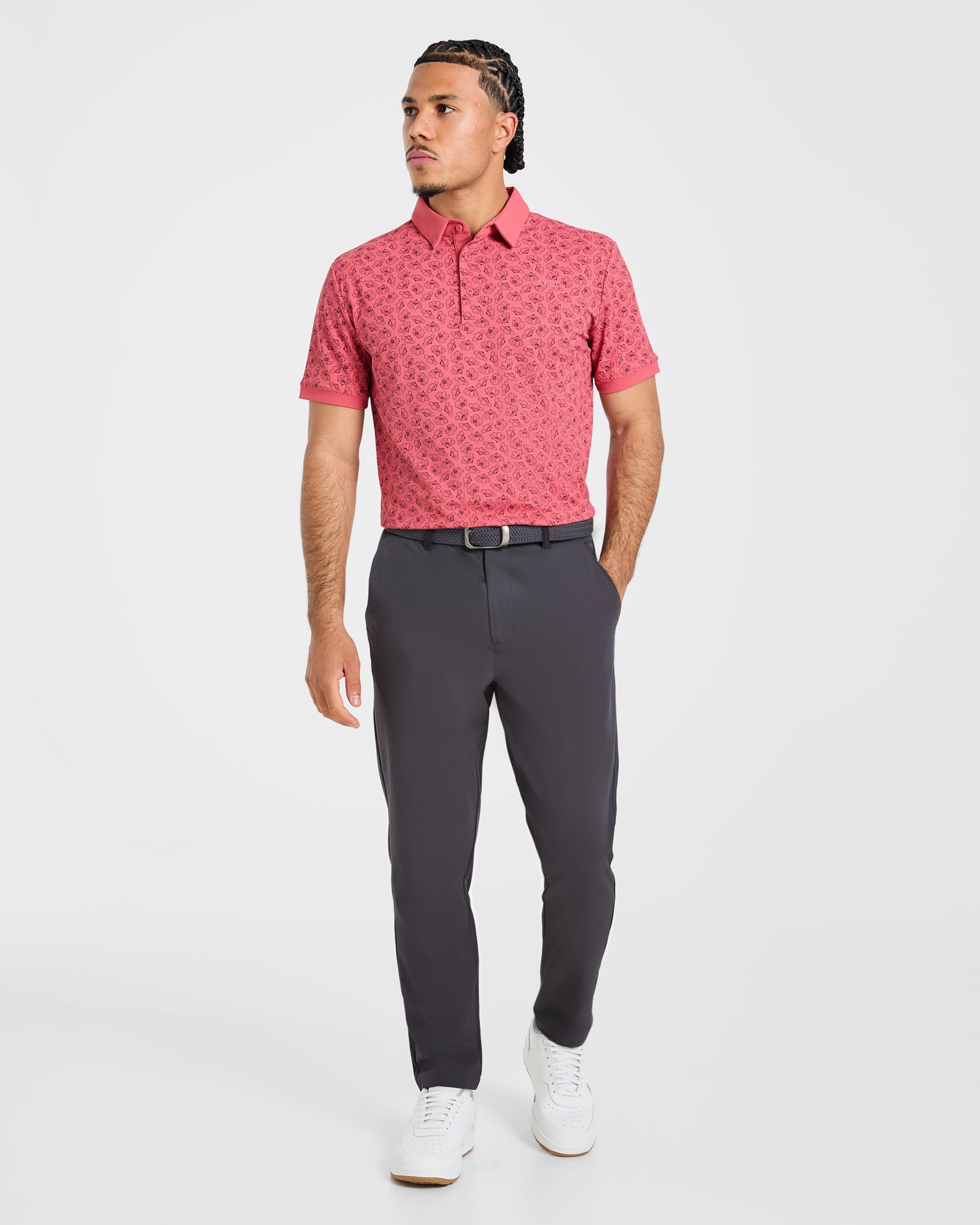 Precision Camellias Polo - Rood