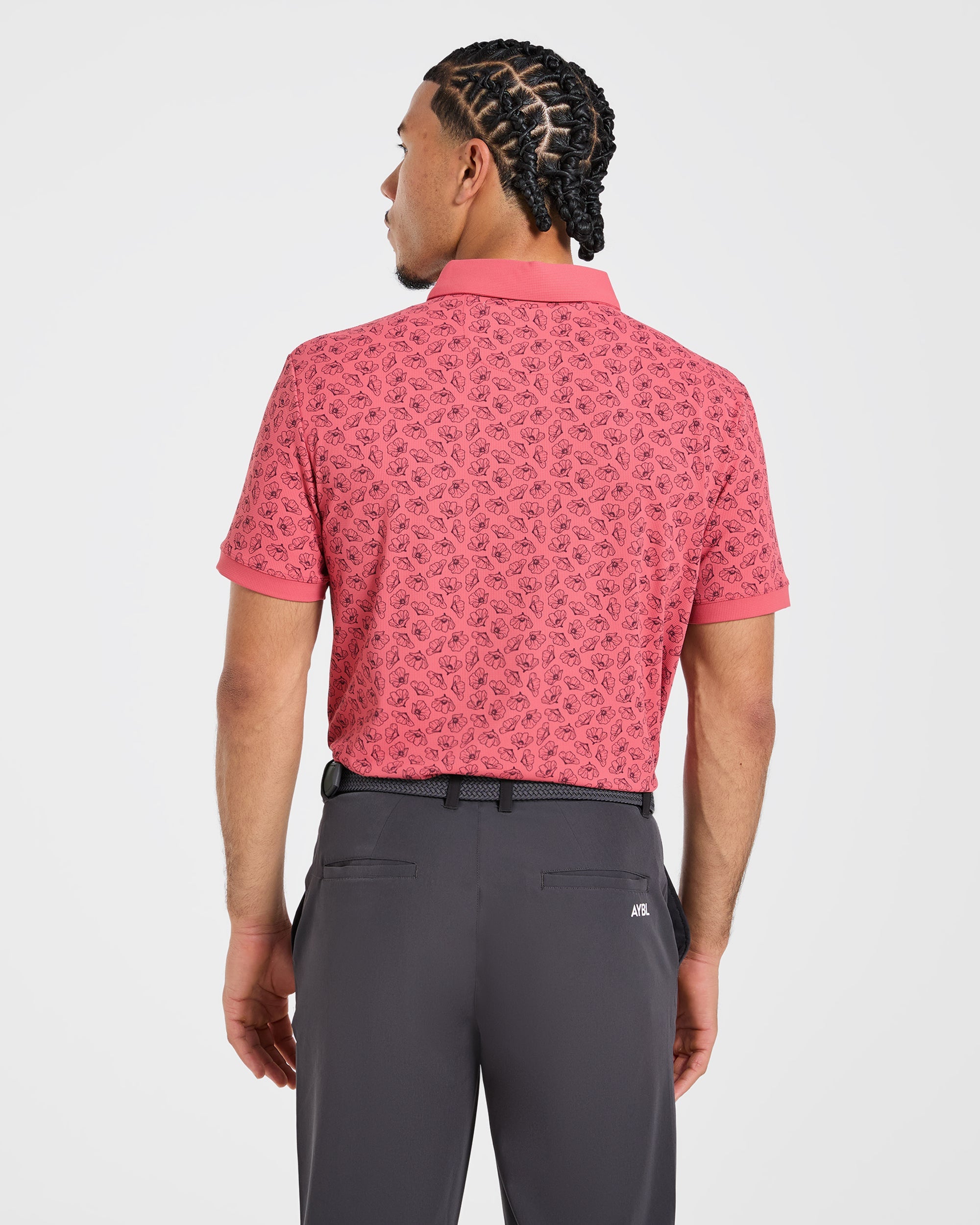 Precision Camellias Polo - Rood
