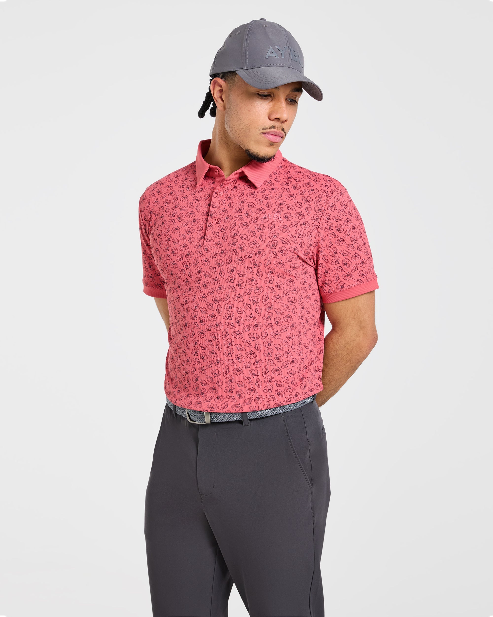 Precision Camellias Polo - Rood