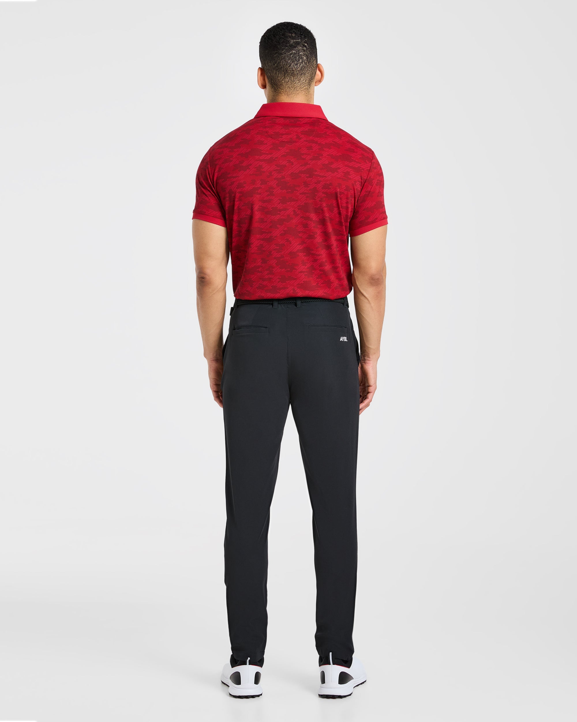 Precision Camo Polo - Muted Rood