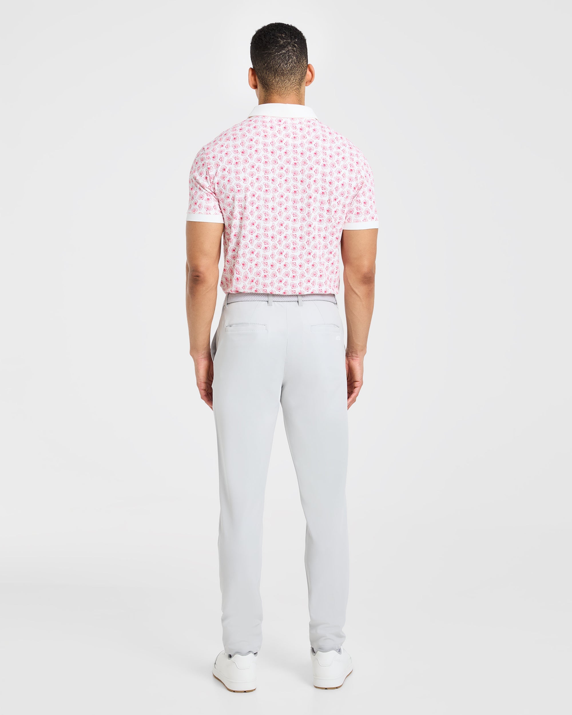 Precision Azalea Polo - Wit/Azalea Rosa