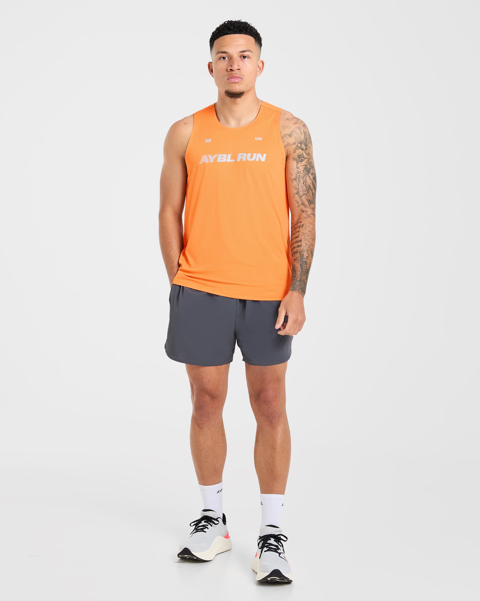 Run Loose Tank - Bright Oranje