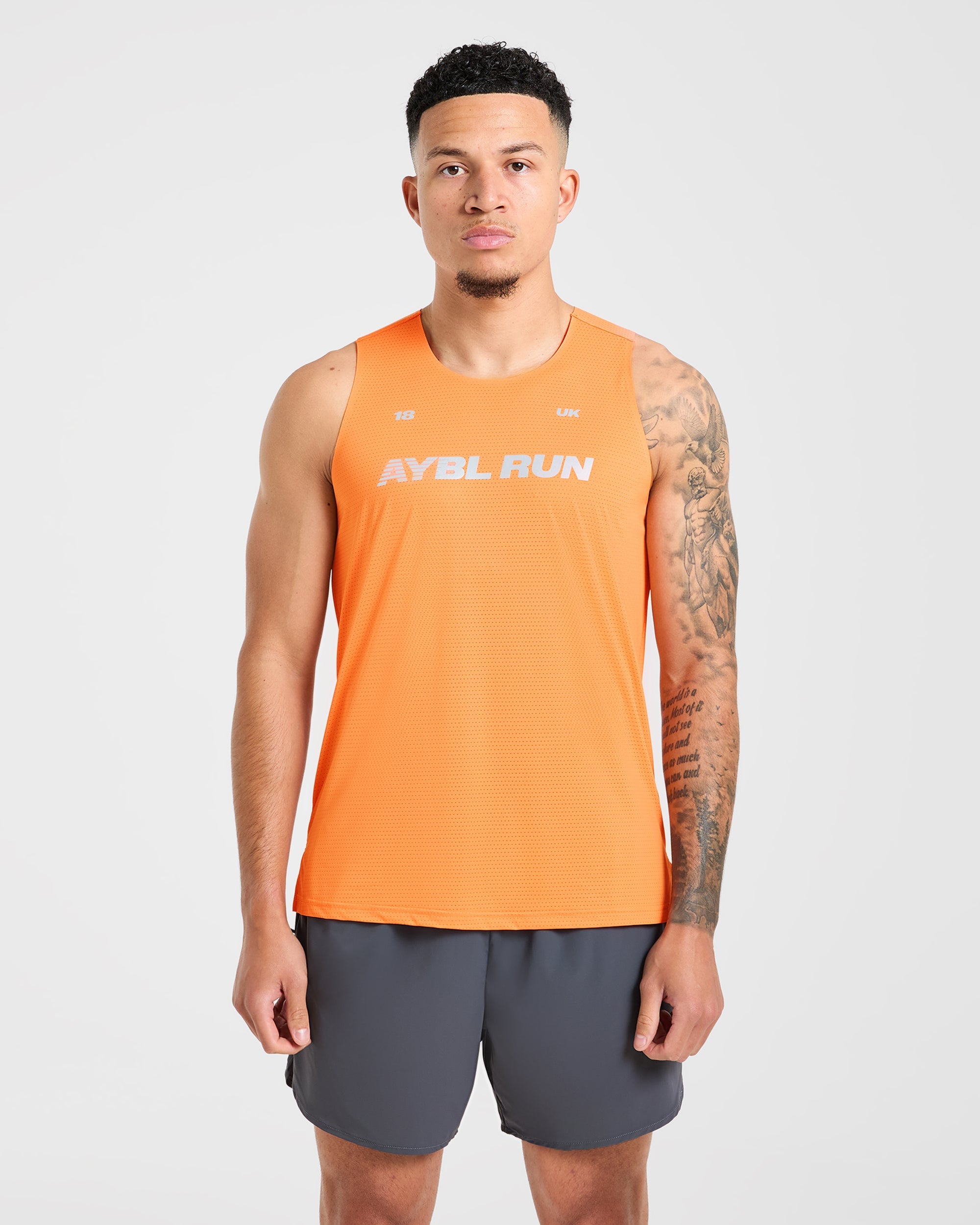 Run Loose Tank - Bright Oranje