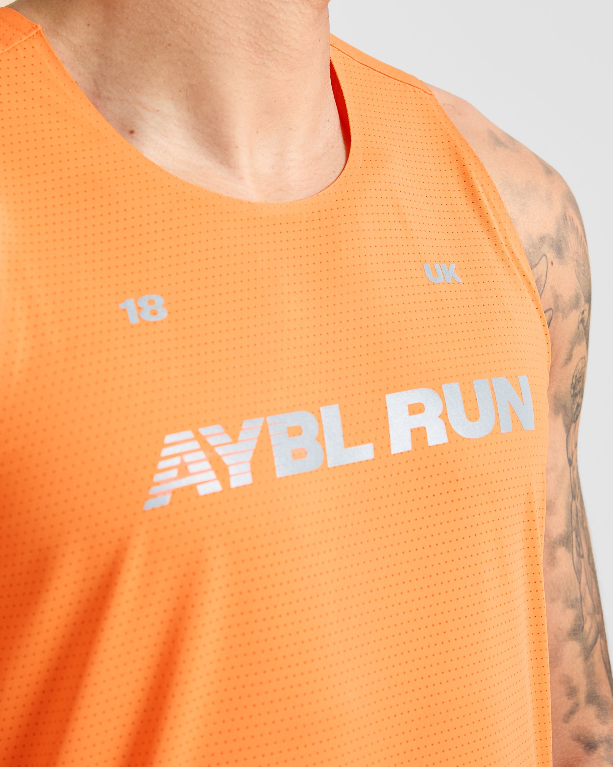 Run Loose Tank - Bright Oranje