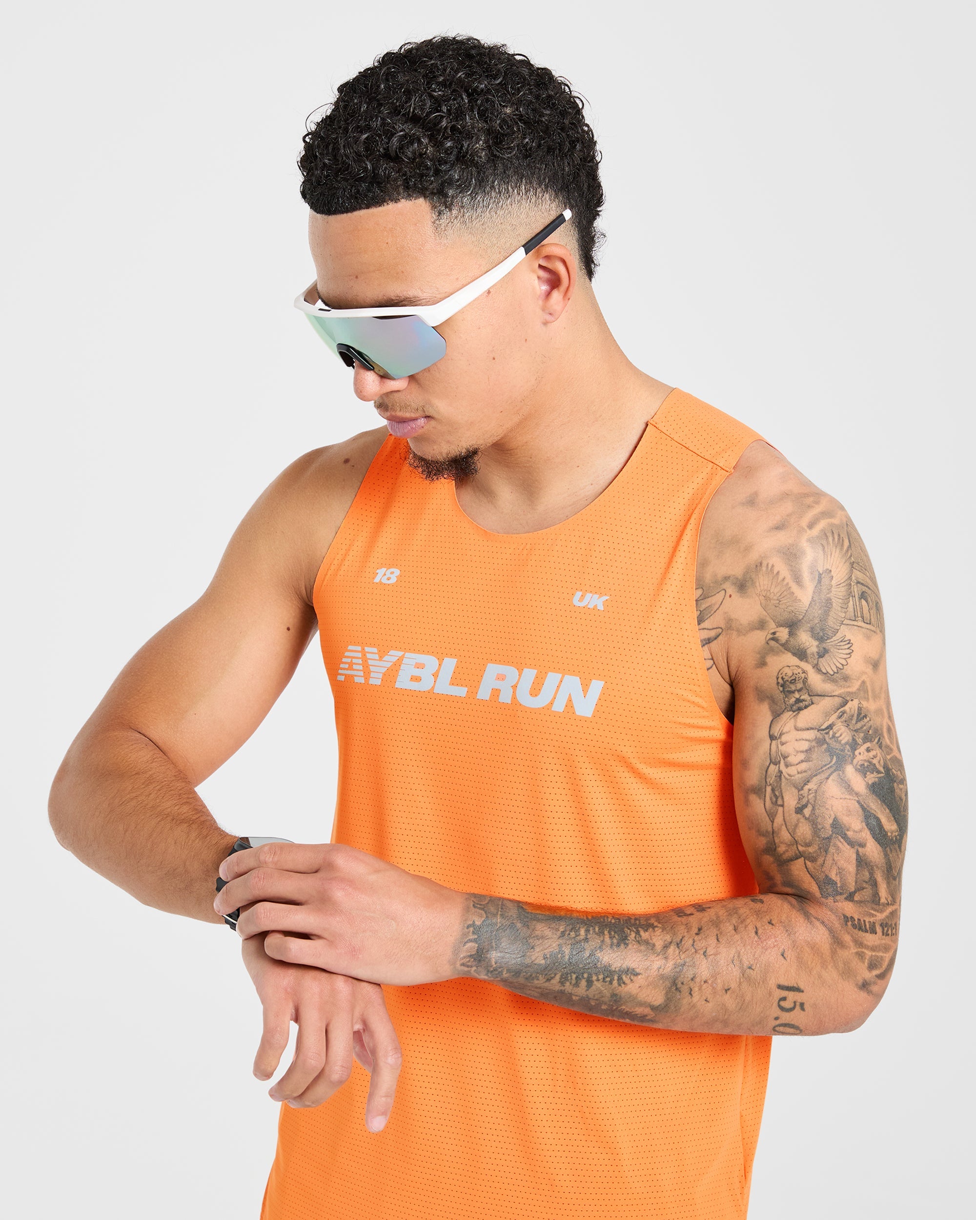 Run Loose Tank - Bright Oranje