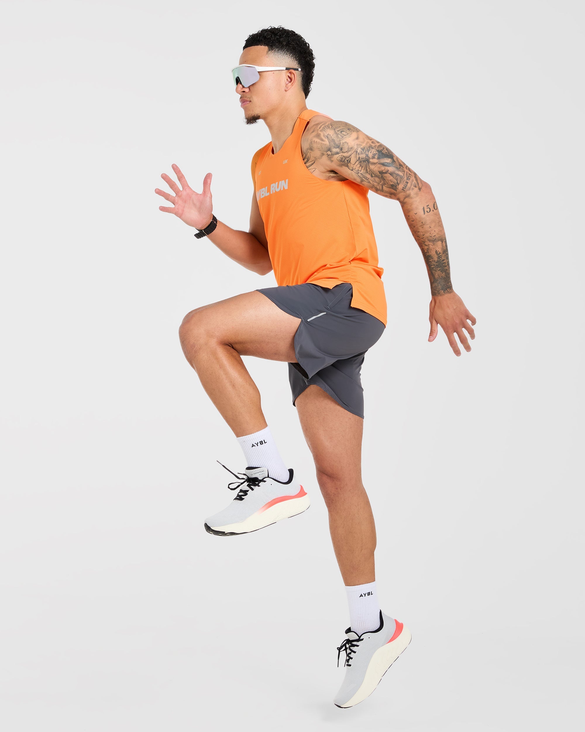 Run Loose Tank - Bright Oranje
