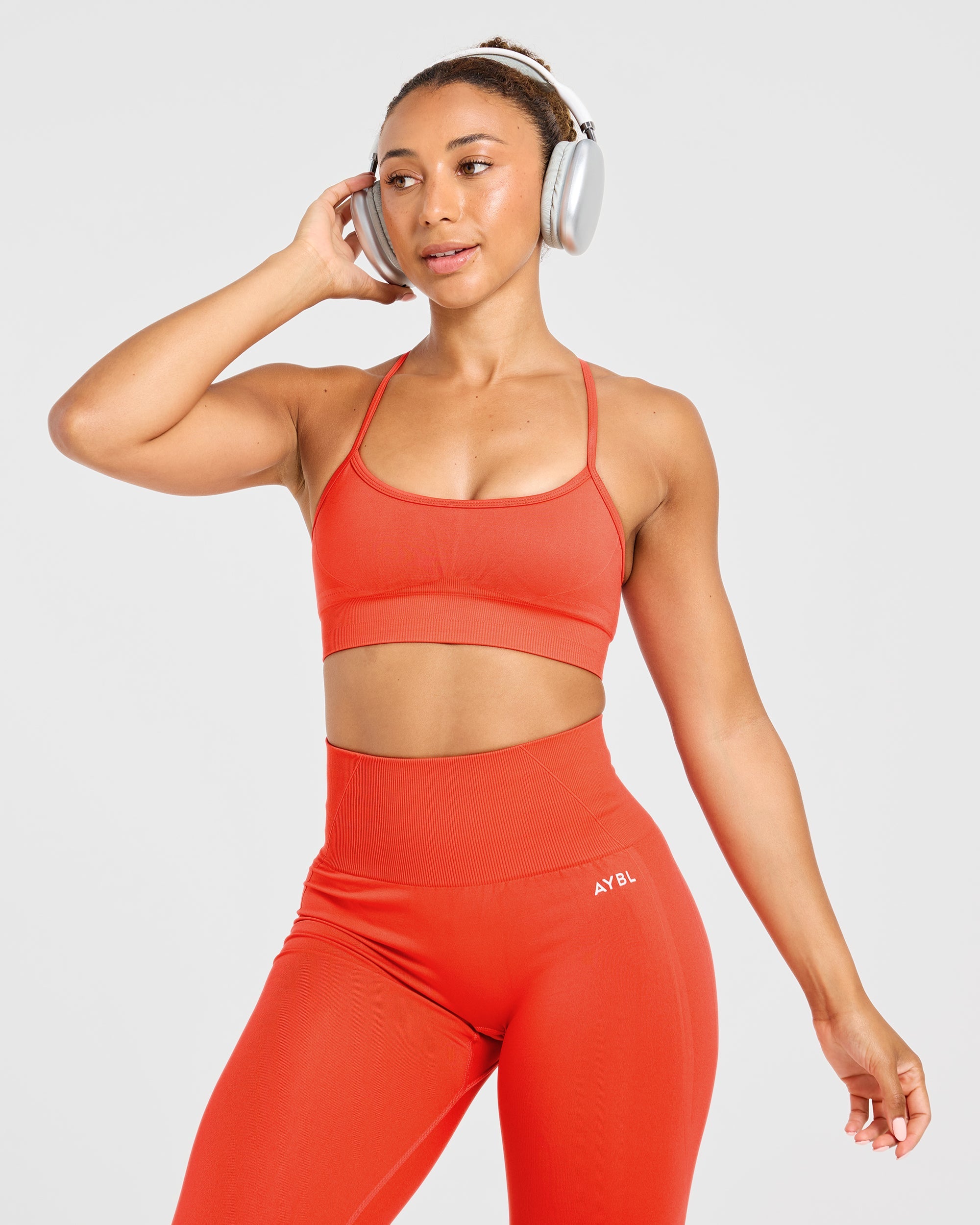 Empower Seamless Sports Bra - Hot Orange