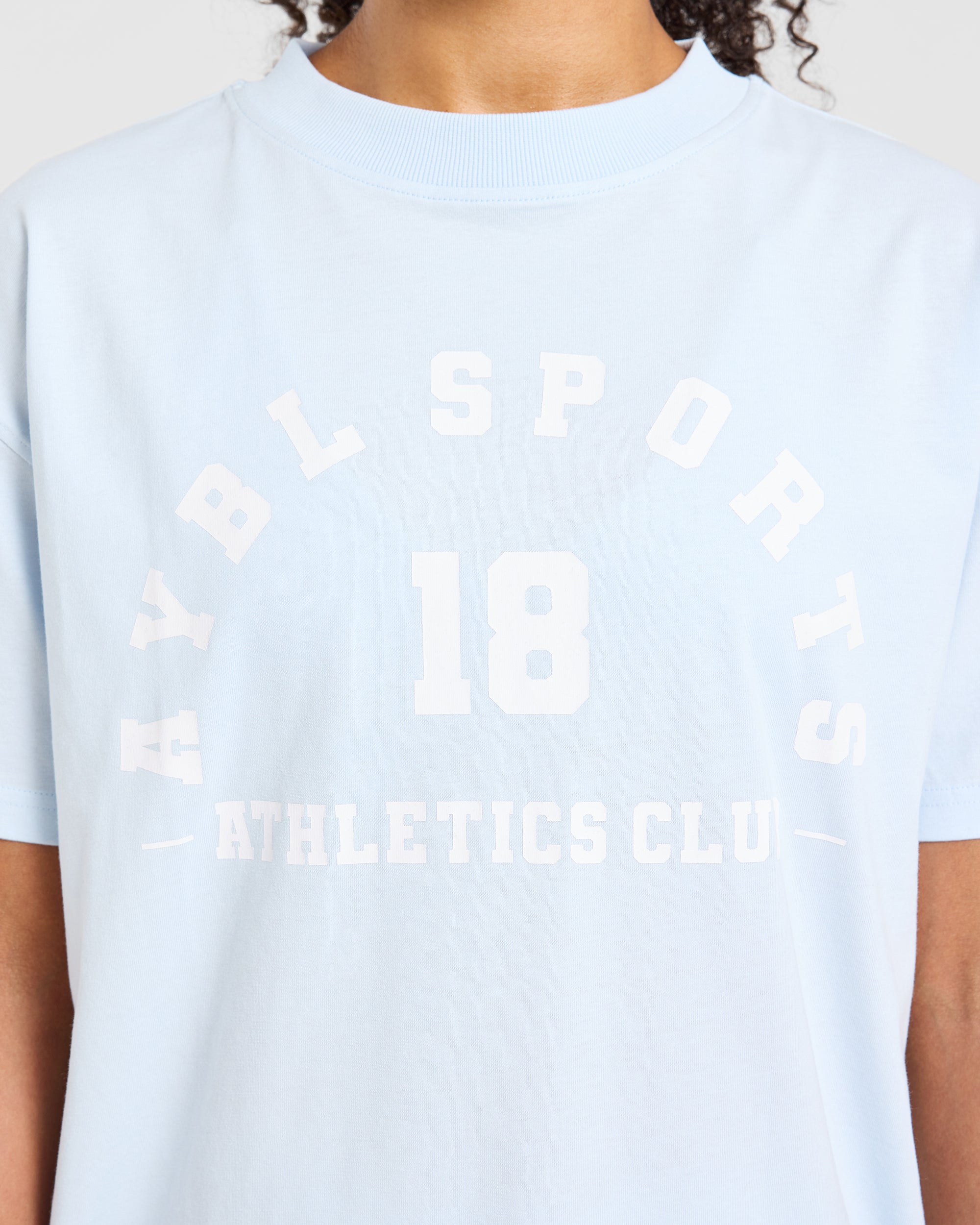 AYBL Sports 18 Oversized T Shirt - Iced Blauw