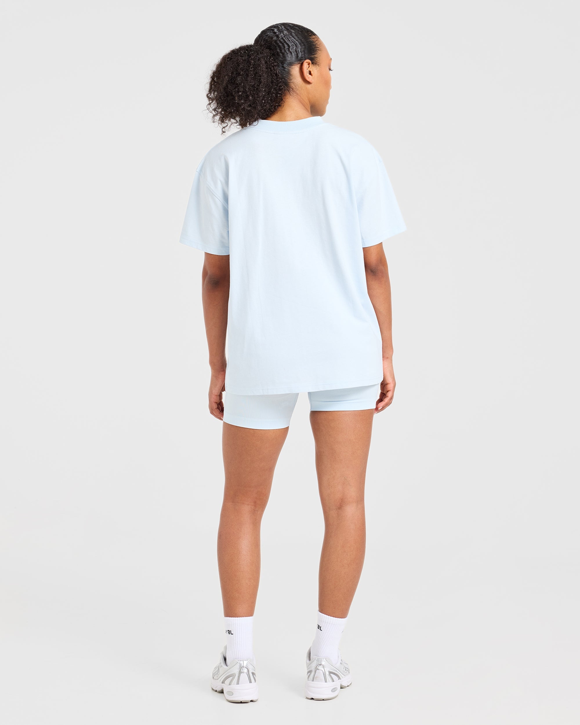 AYBL Sports 18 Oversized T Shirt - Iced Blauw