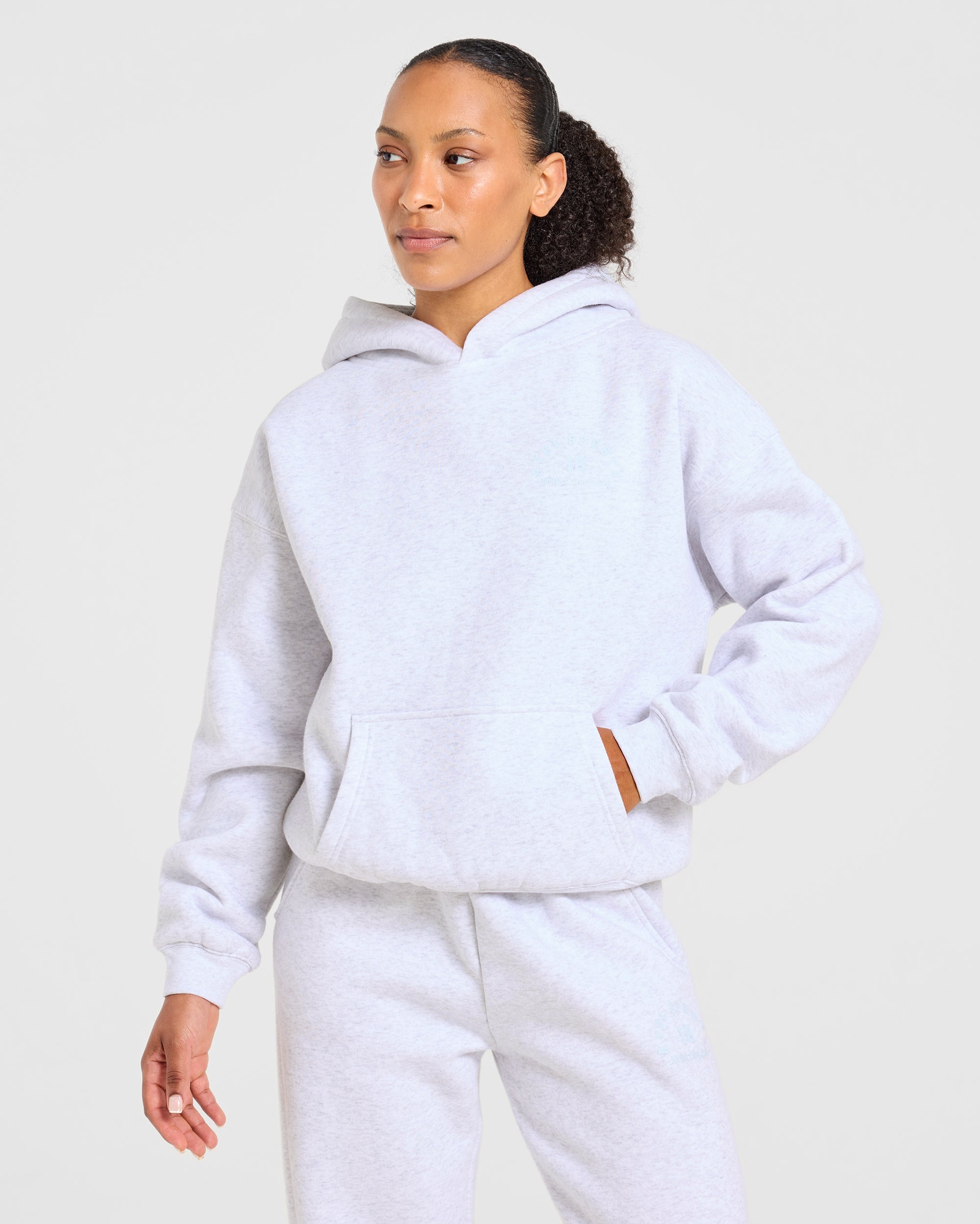 AYBL Sports 18 Oversized Hoodie - Heather Grijs