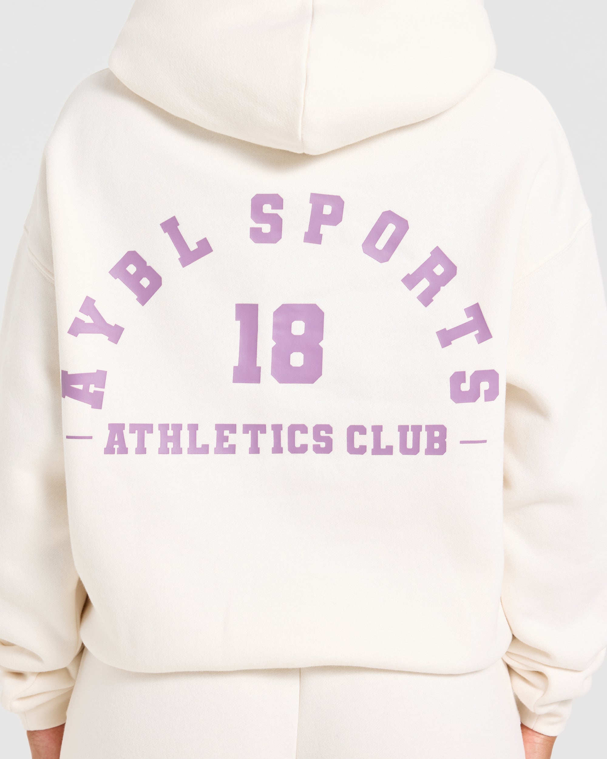AYBL Sports 18 Oversized Hoodie - Off Wit