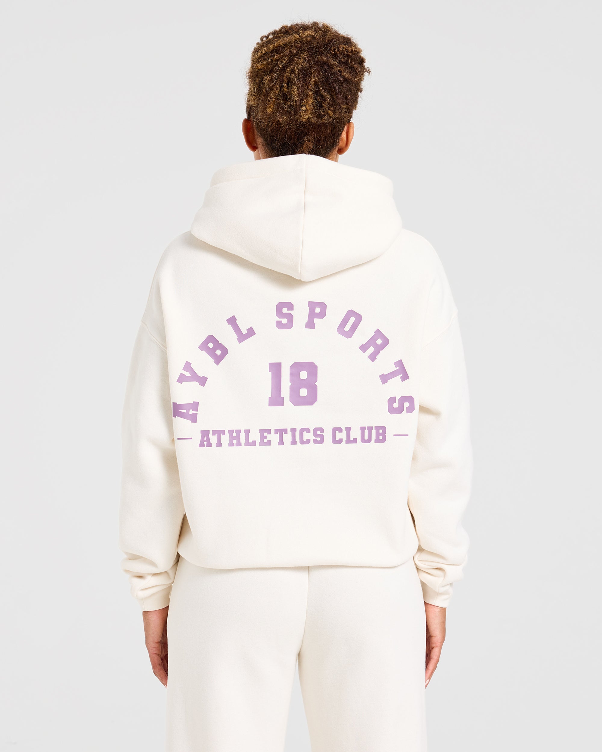 AYBL Sports 18 Oversized Hoodie - Off Wit