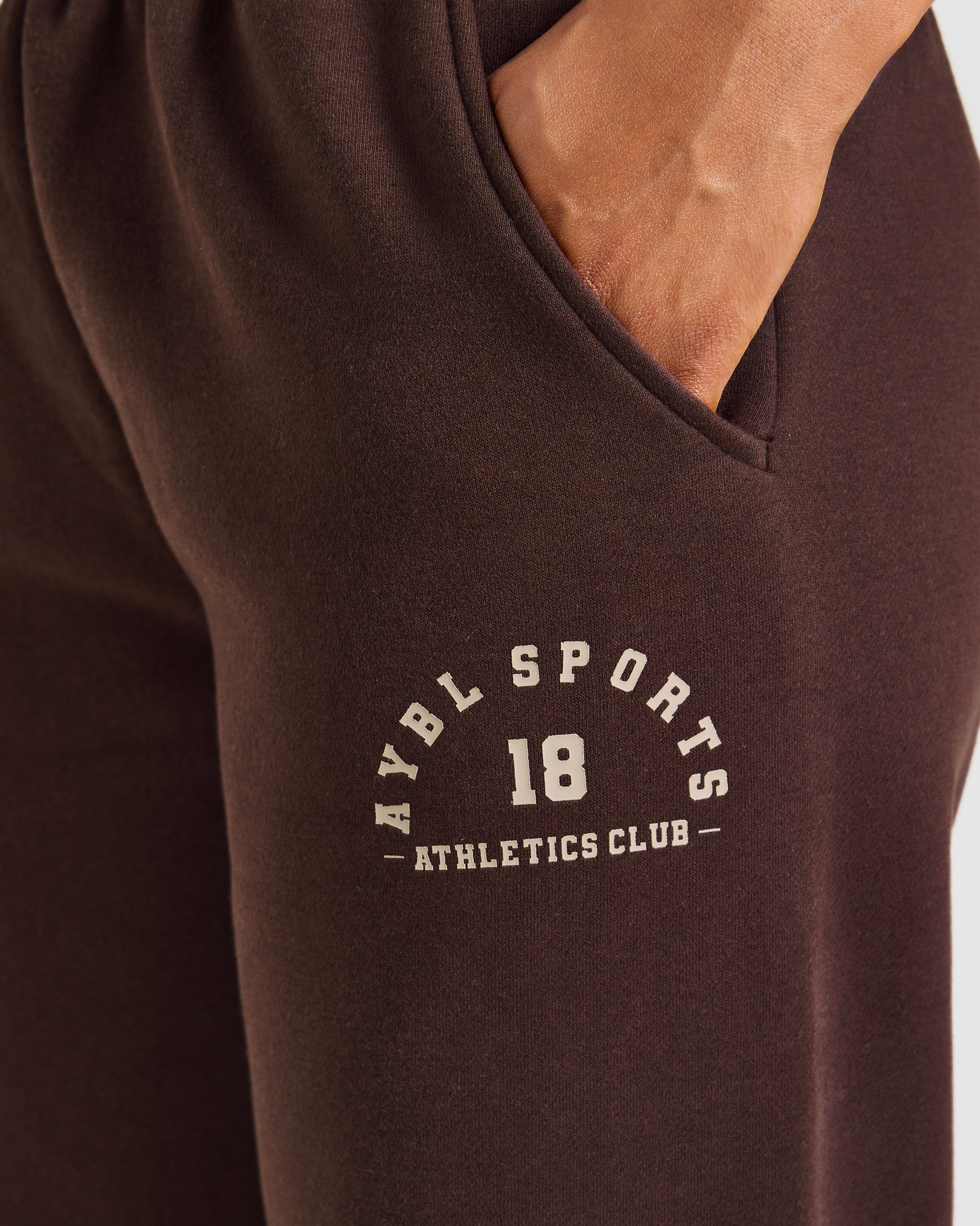 AYBL Sports 18 Oversized Straight Leg Joggers - Cocoa Bruin