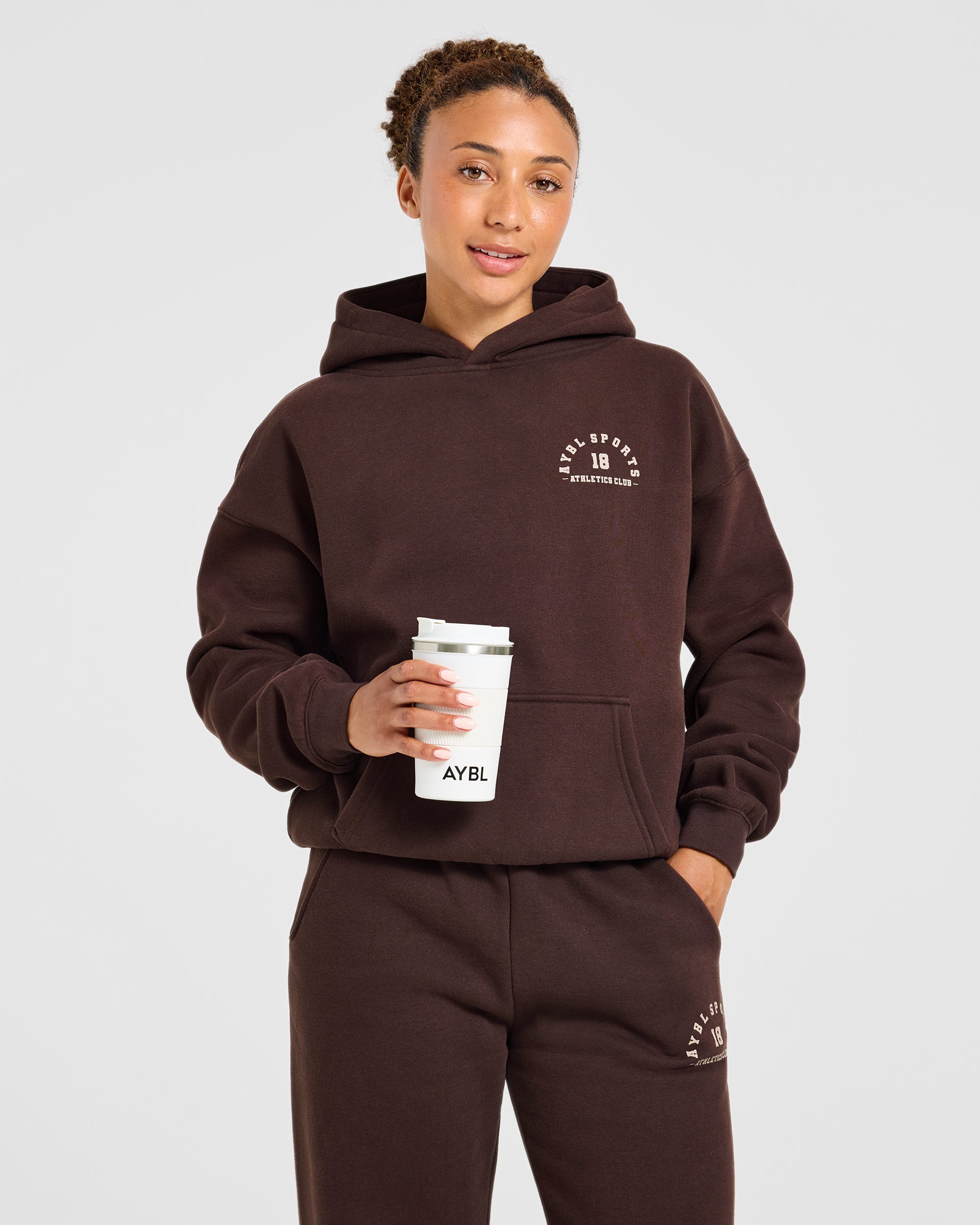 AYBL Sports 18 Oversized Hoodie - Cocoa Bruin