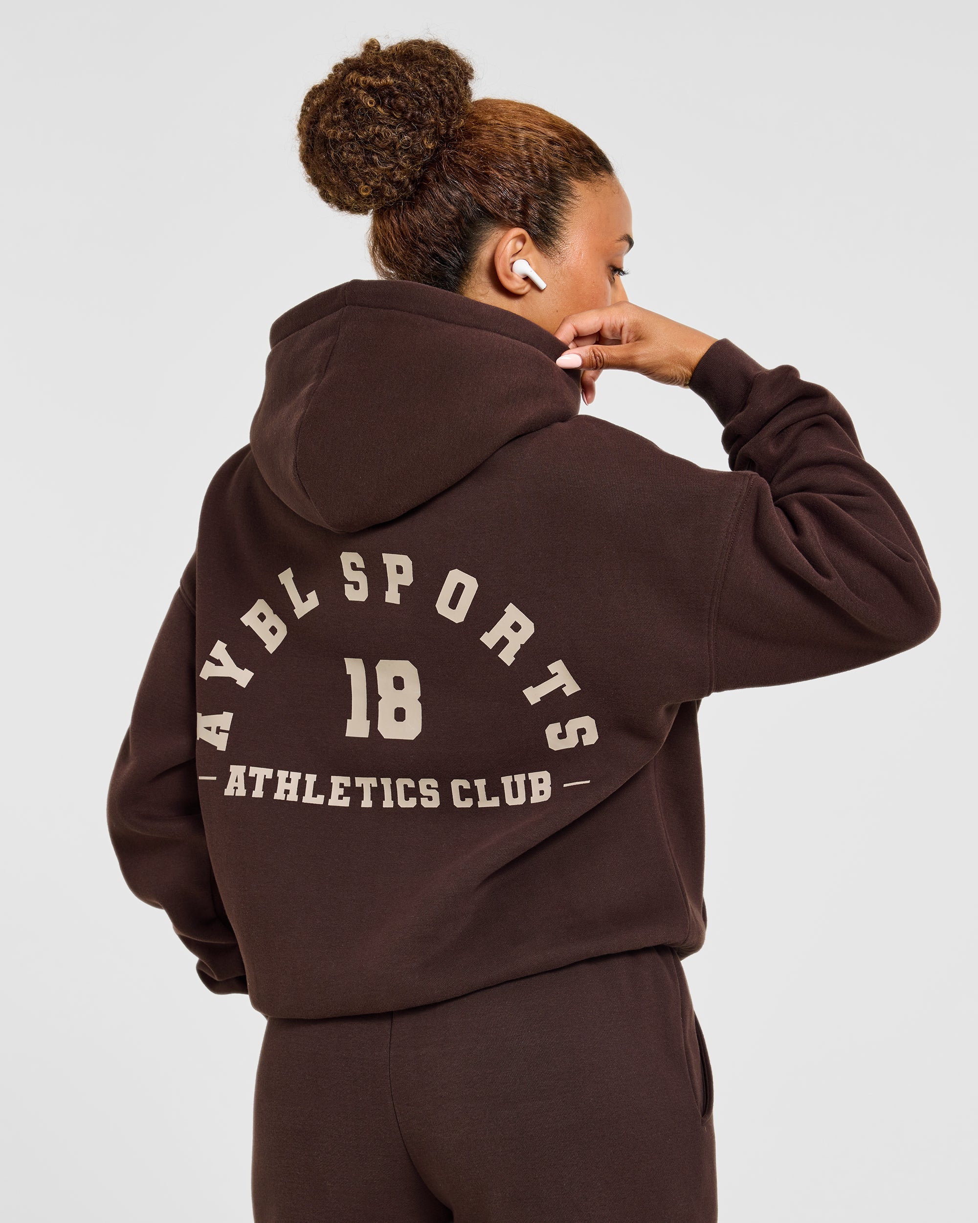 AYBL Sports 18 Oversized Hoodie - Cocoa Bruin