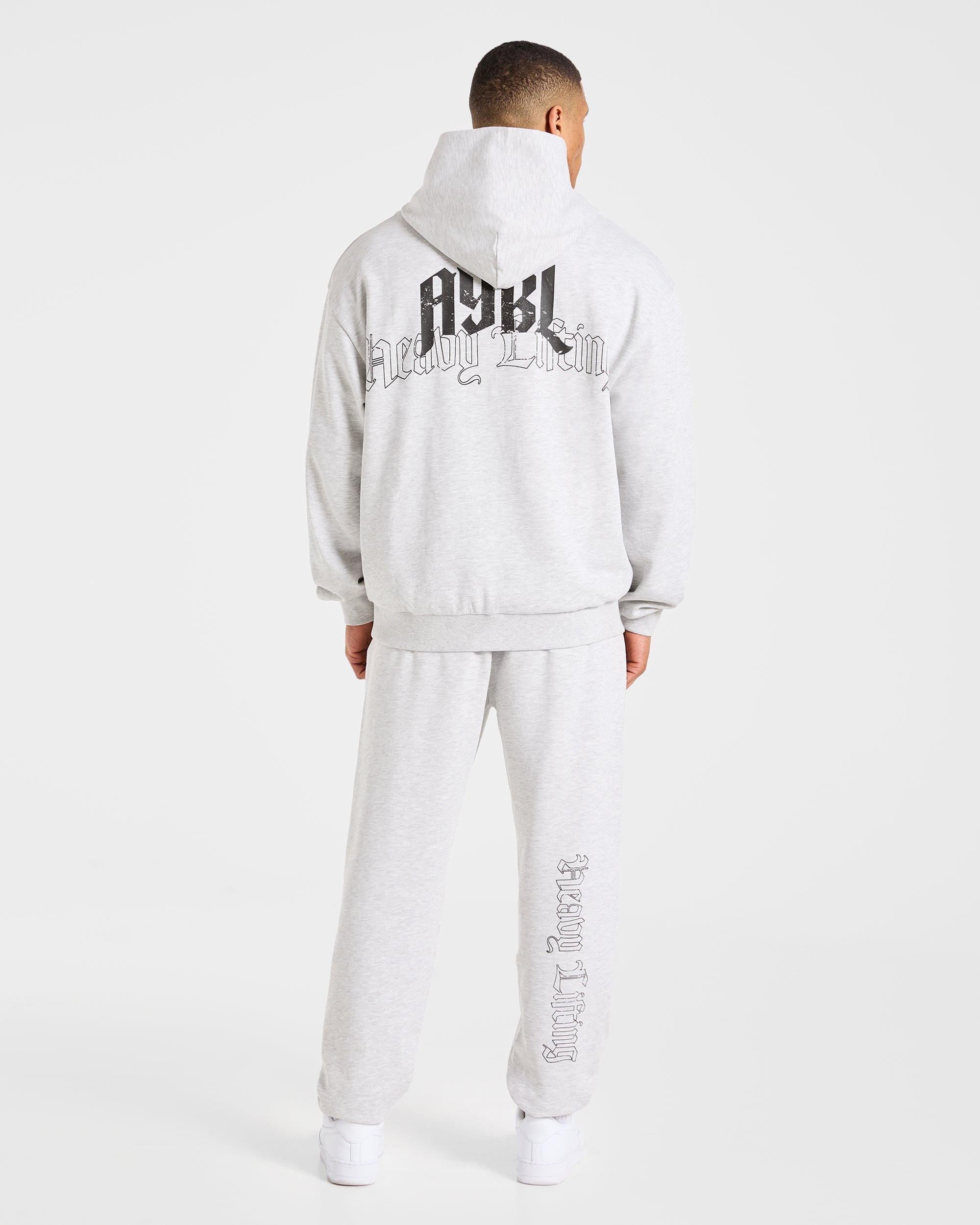 Heavy Lifting Gothic Oversized Joggers - Grijs Marl