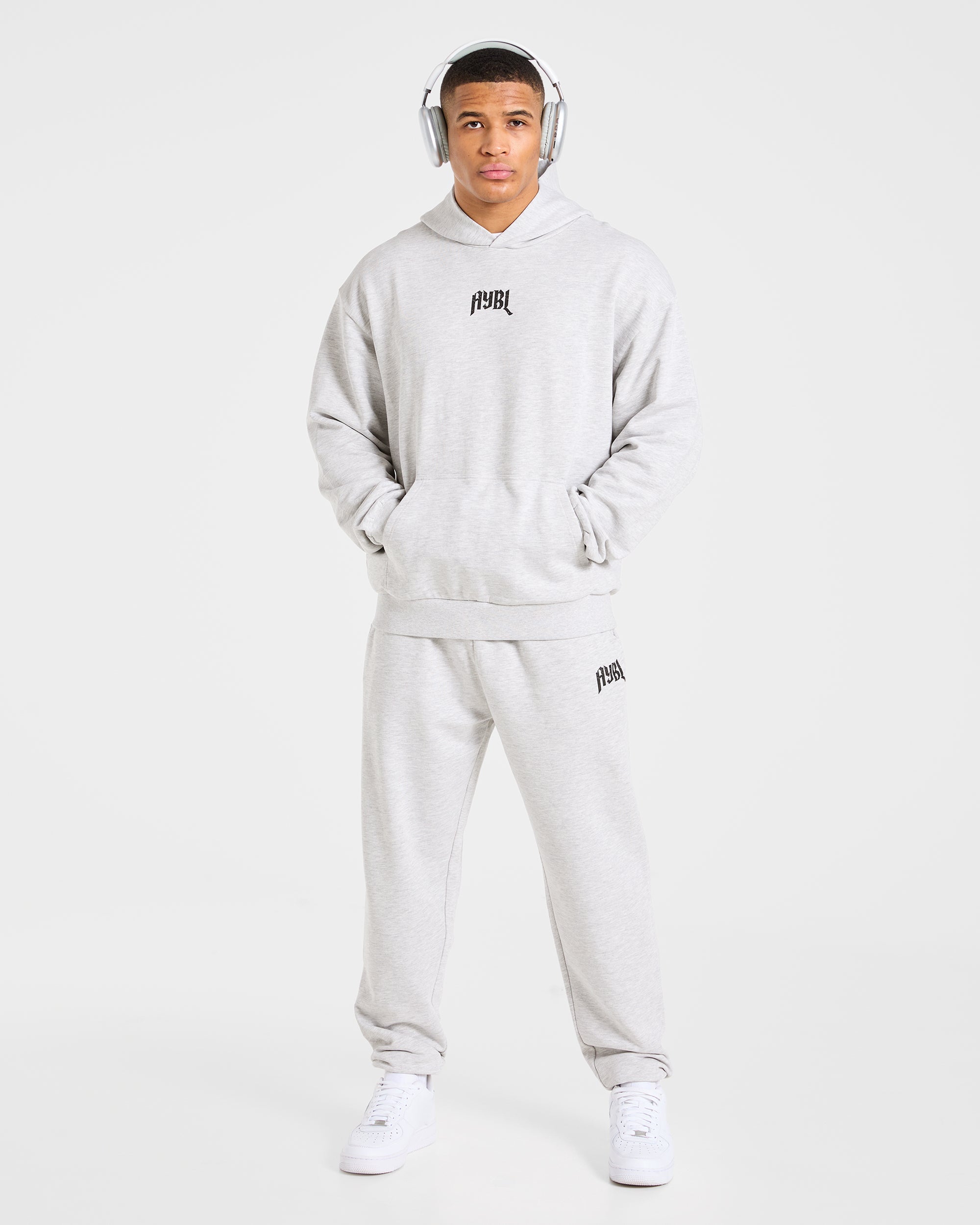 Heavy Lifting Gothic Oversized Joggers - Grijs Marl