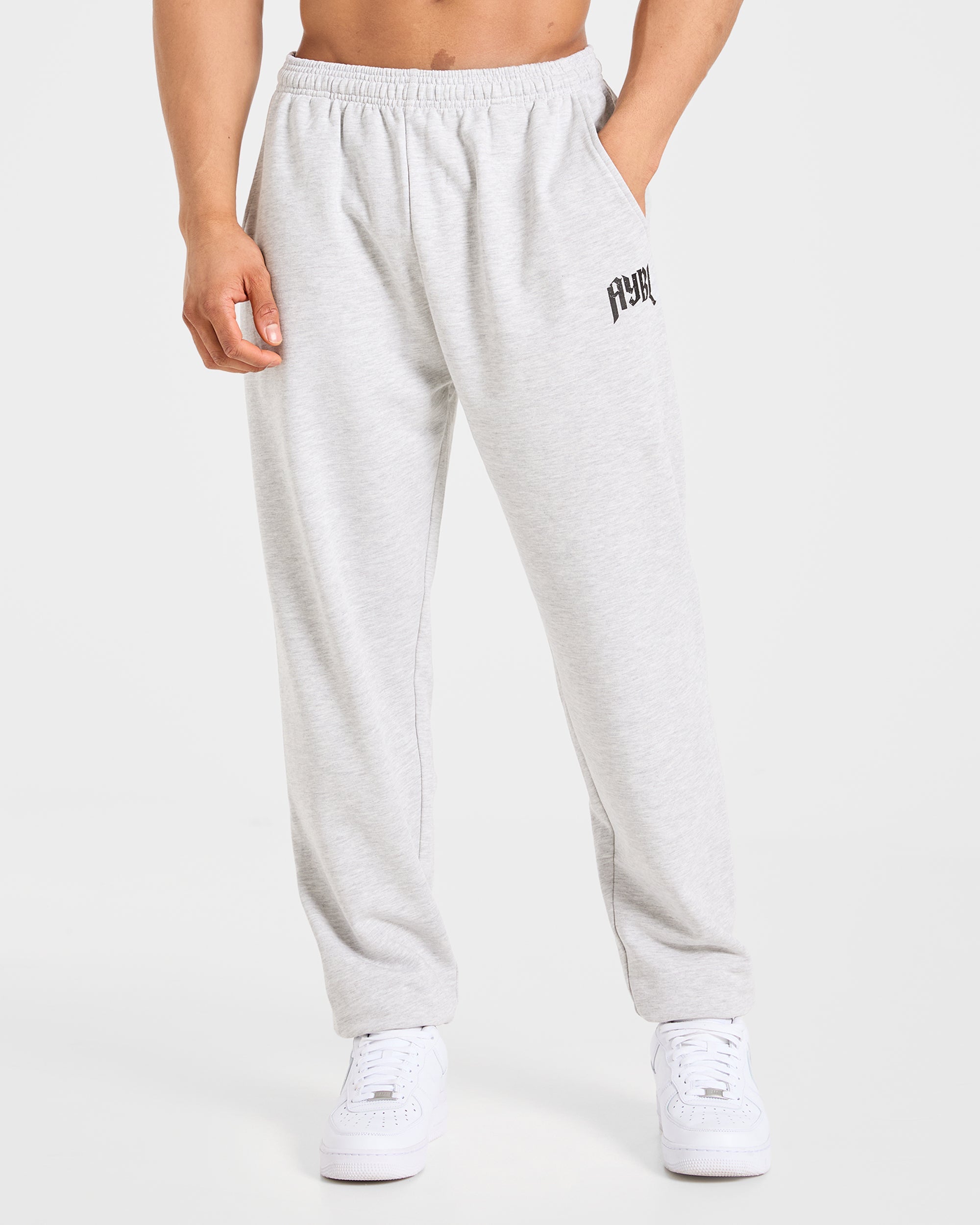 Heavy Lifting Gothic Oversized Joggers - Grijs Marl
