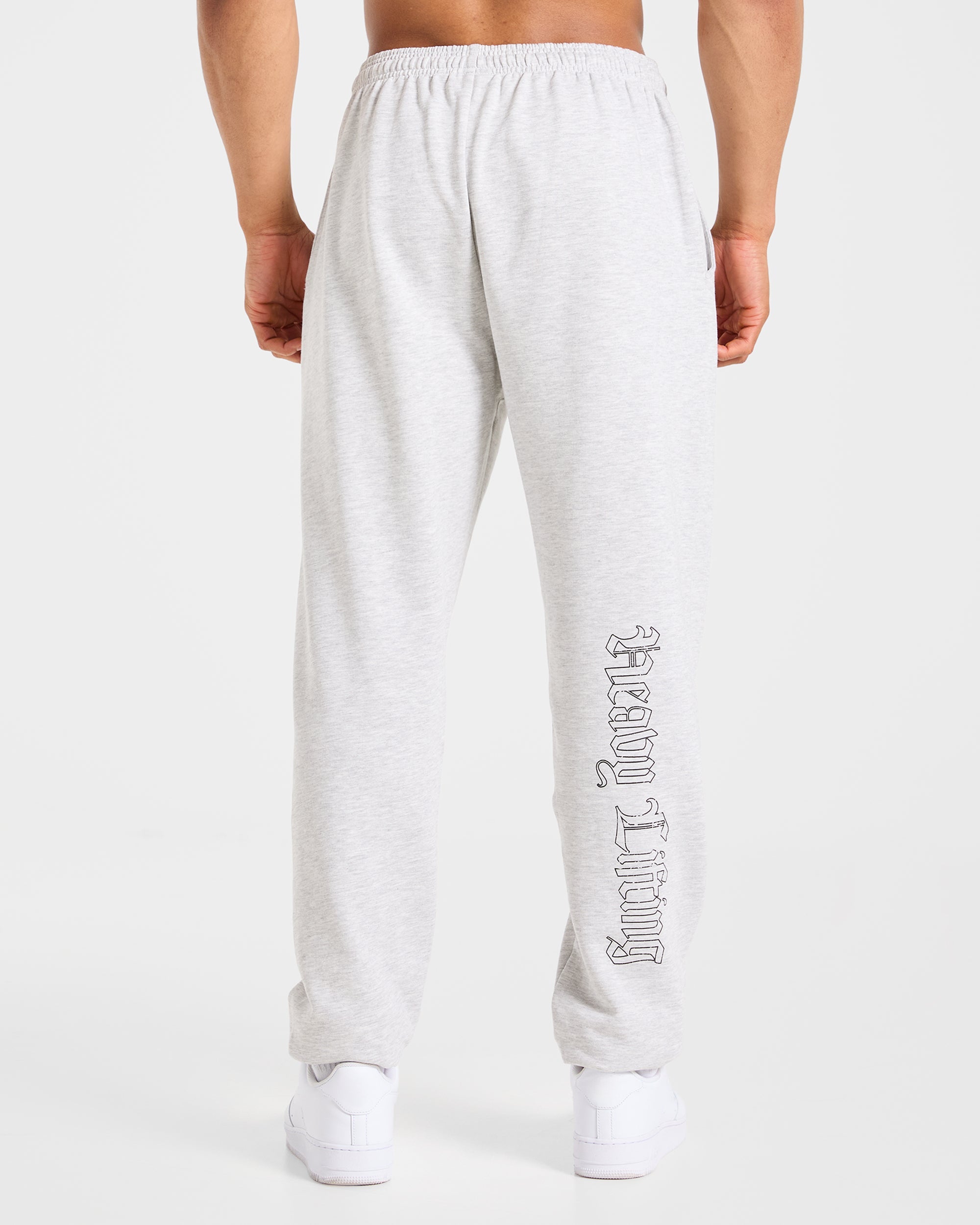 Heavy Lifting Gothic Oversized Joggers - Grijs Marl
