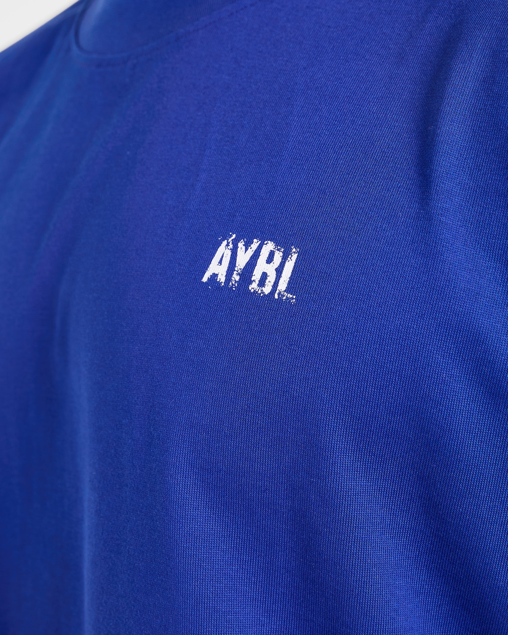 Gym Chalk Oversized T Shirt - Cobalt Blauw