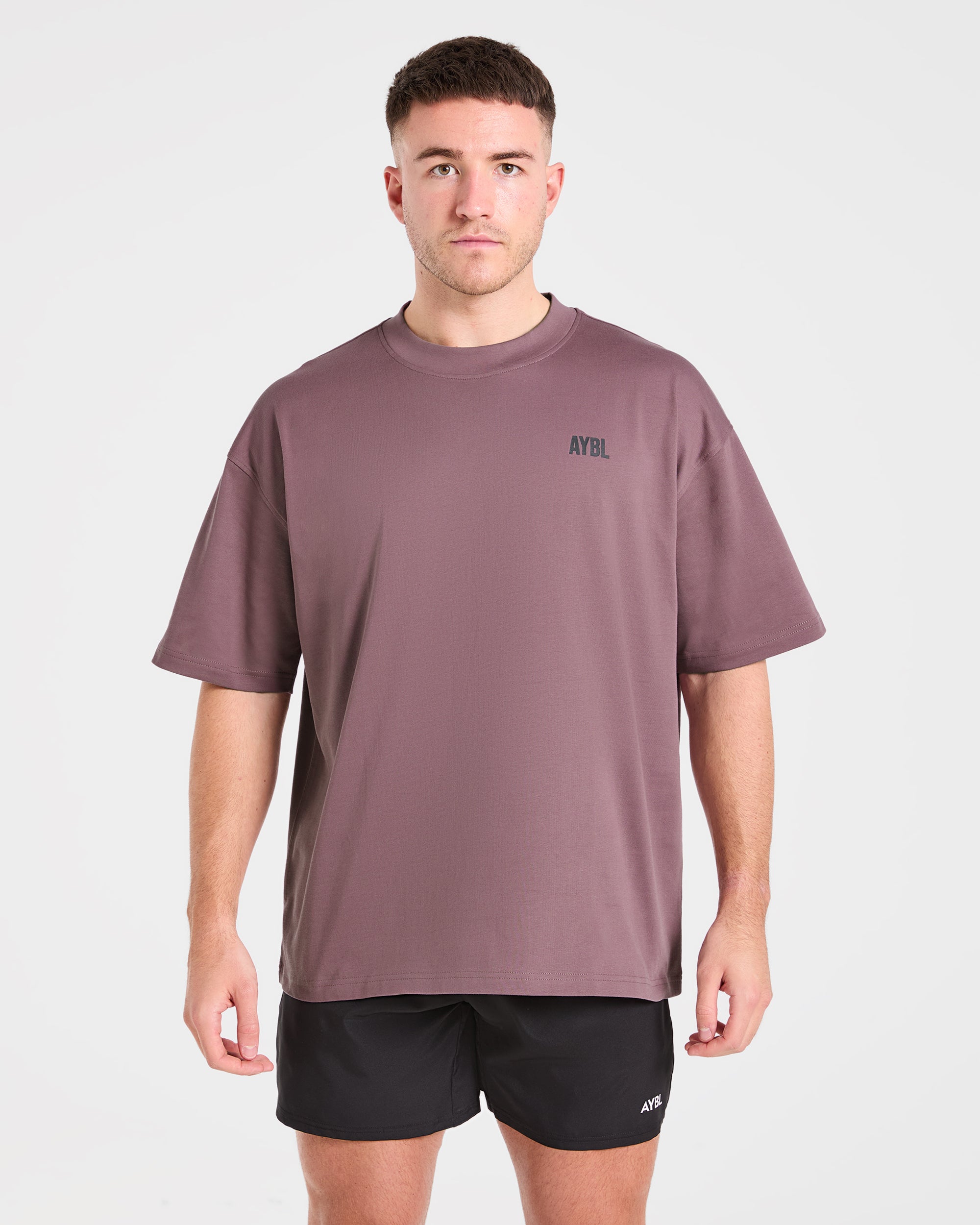 AYBL Iron Club Oversized T Shirt - Flint Paars