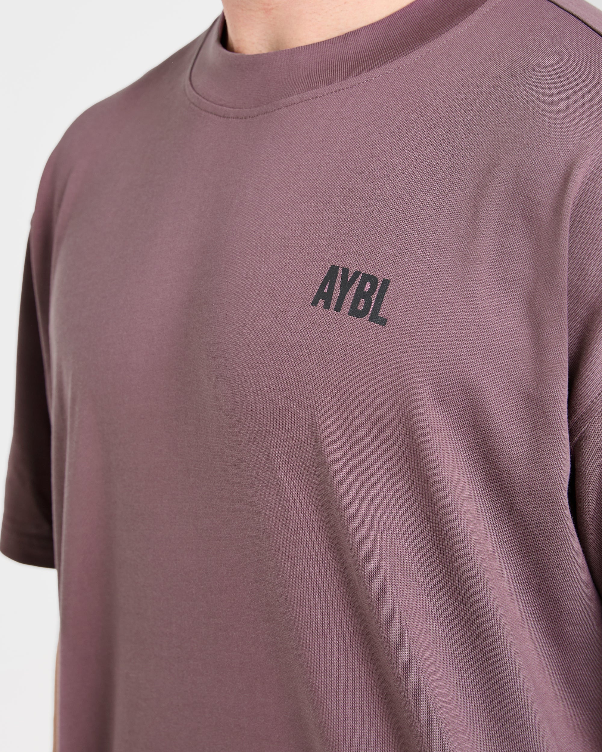 AYBL Iron Club Oversized T Shirt - Flint Paars