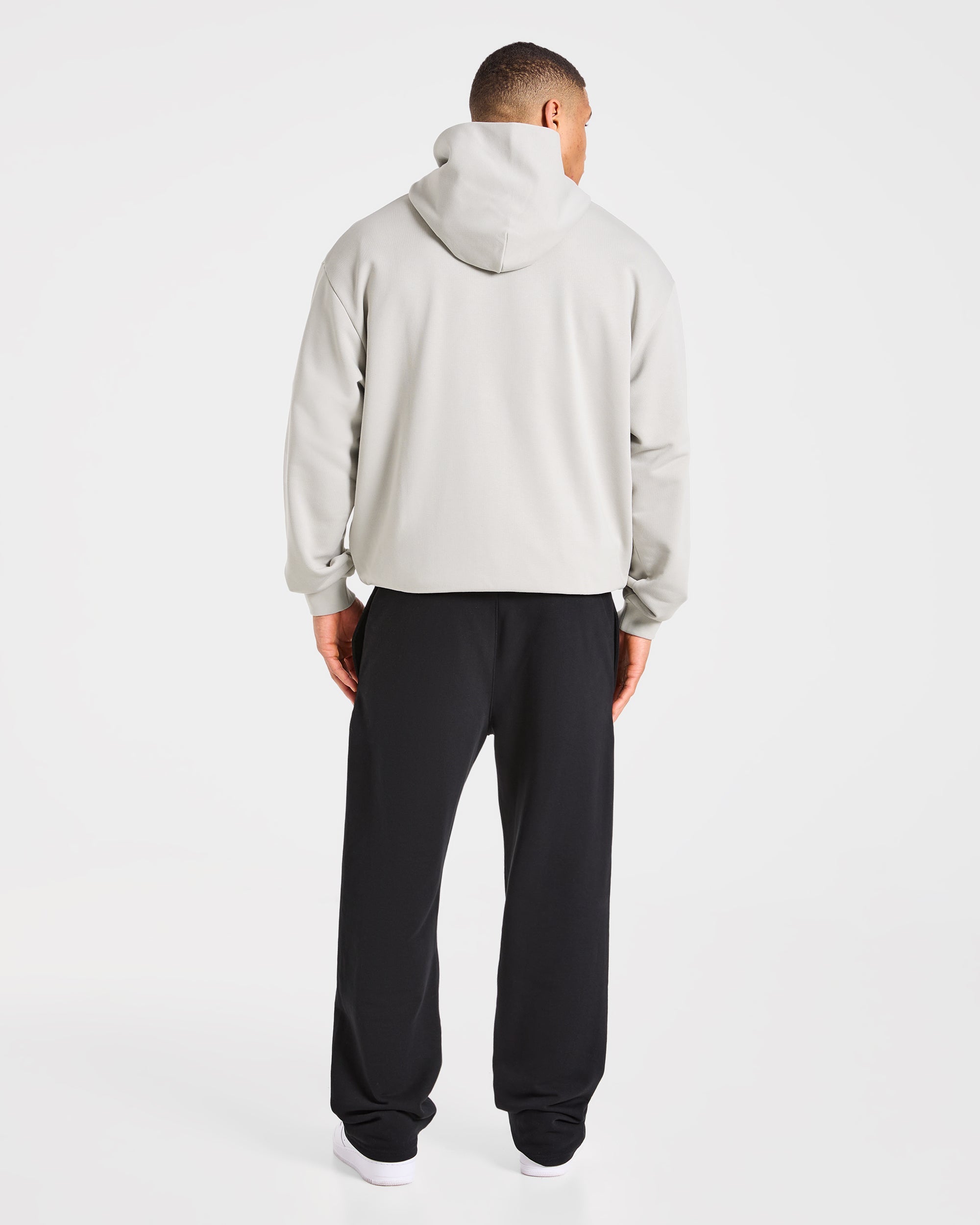 Strength Division Oversized Hoodie - Iced Grijs