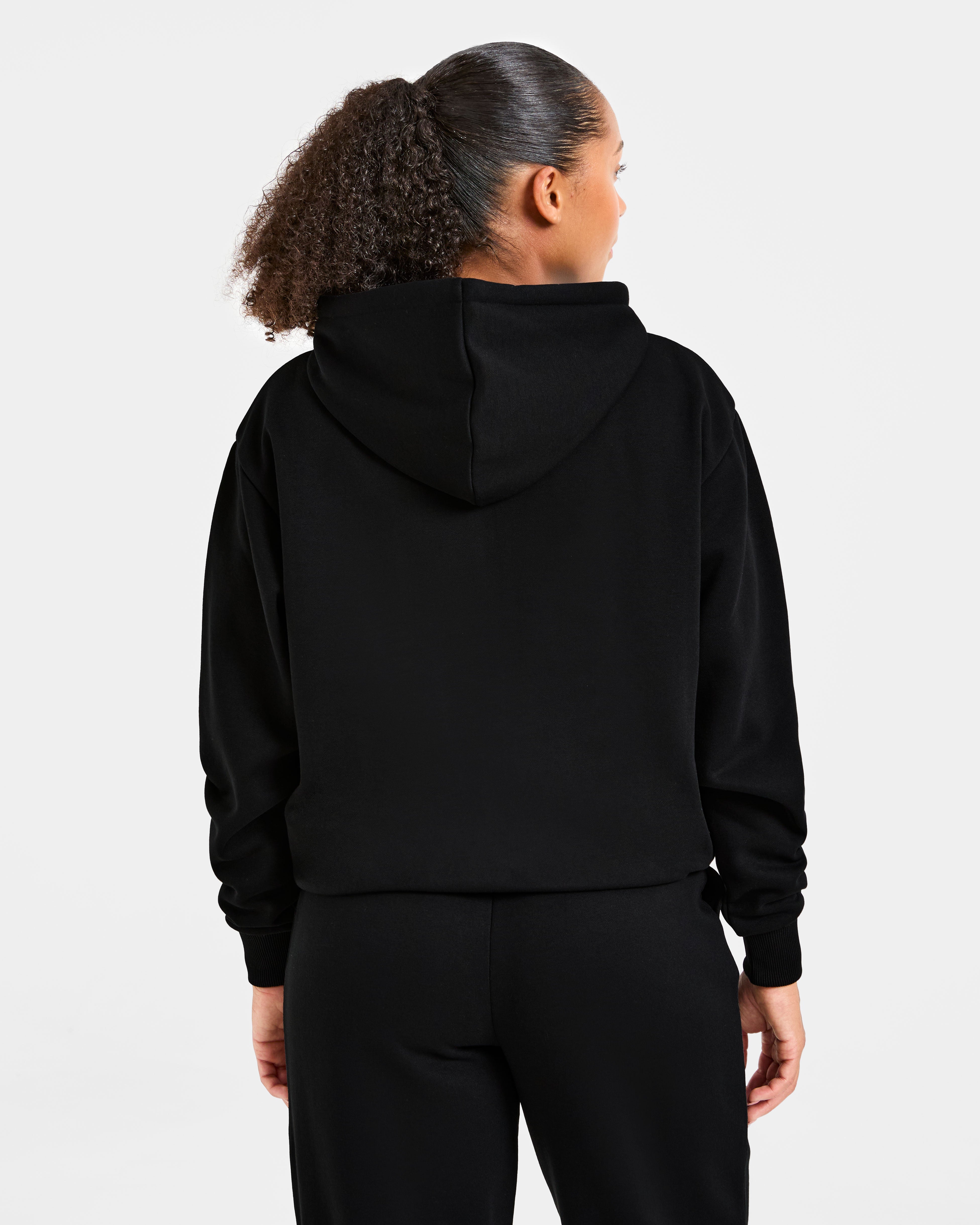 Lifestyle Oversized Zip Up Hoodie - Zwart